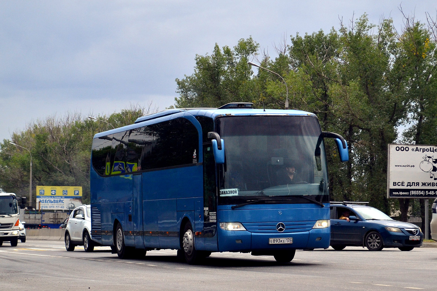 Ставропольский край, Mercedes-Benz O580-15RHD Travego № Е 893 КЕ 126