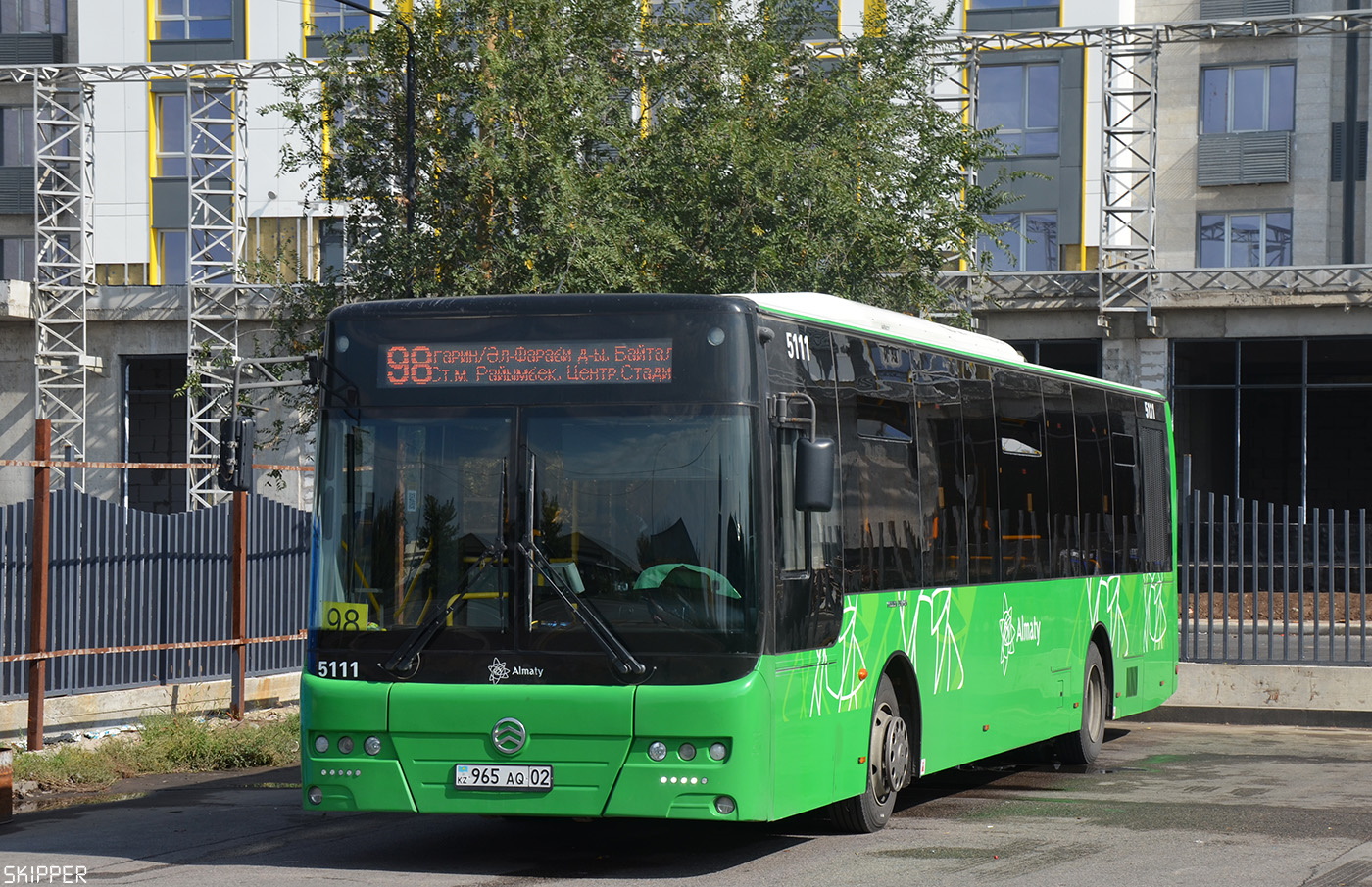 Алматы, Golden Dragon XML6125CR (Hyundai Trans Auto) № 5111