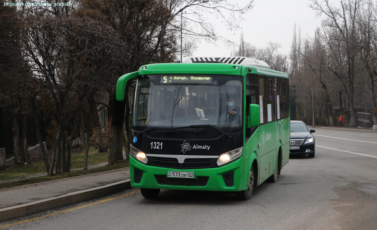 Алматы, ПАЗ-320435-04 "Vector Next" № 1321
