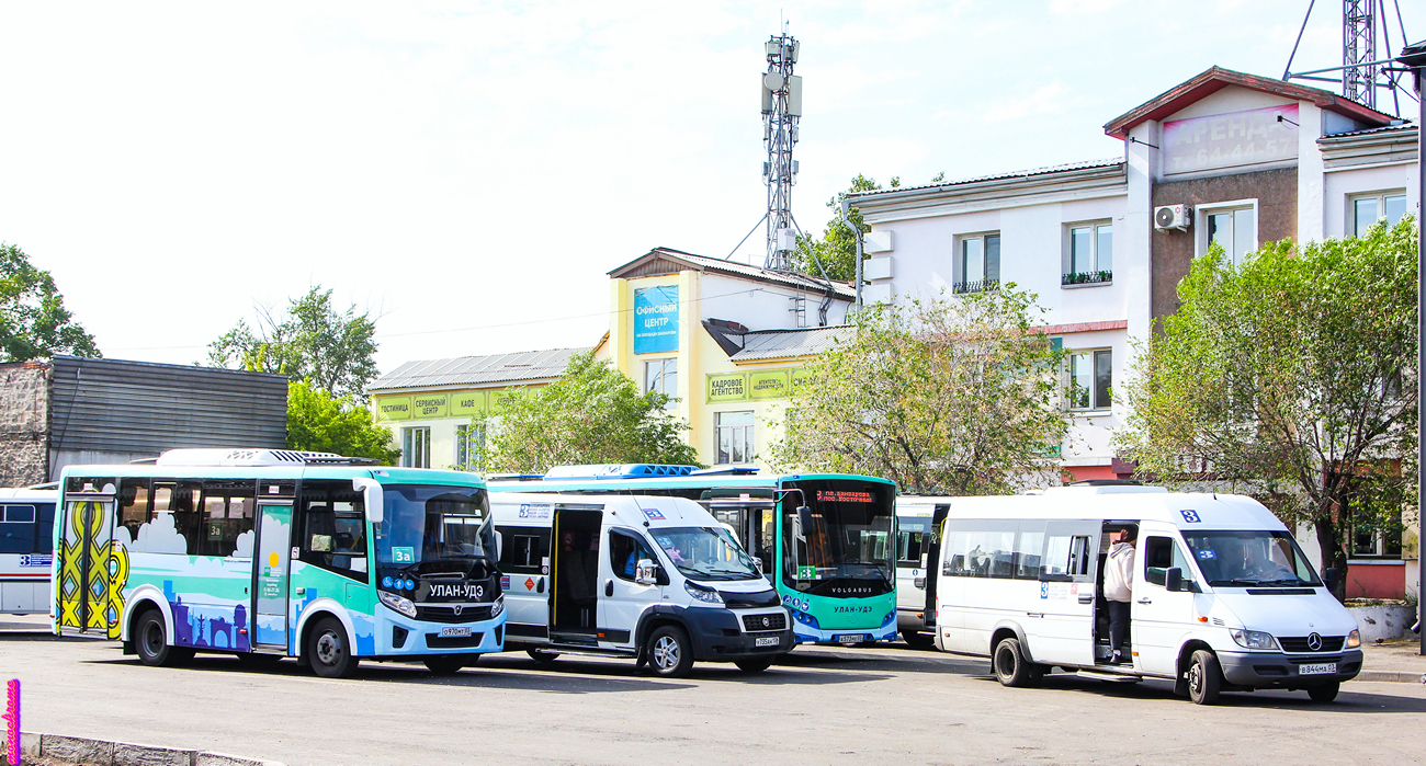 Бурятия, ПАЗ-320435-04 "Vector Next" № 302; Бурятия, Луидор-223237 (MB Sprinter Classic) № В 844 МА 03; Бурятия — Разные фотографии