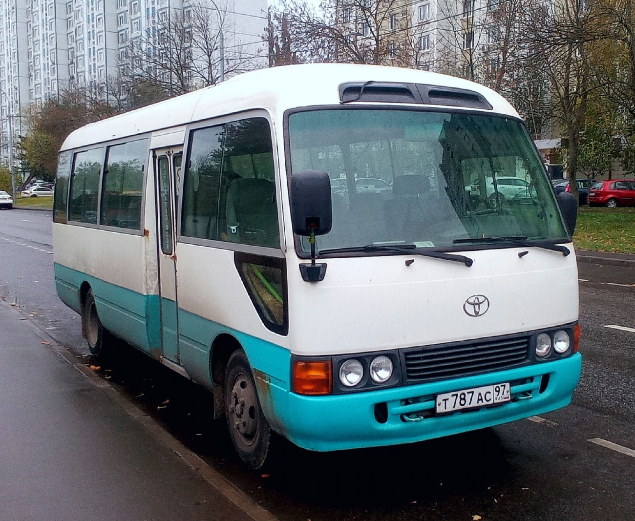Москва, Toyota Coaster HZB50L № Т 787 АС 97