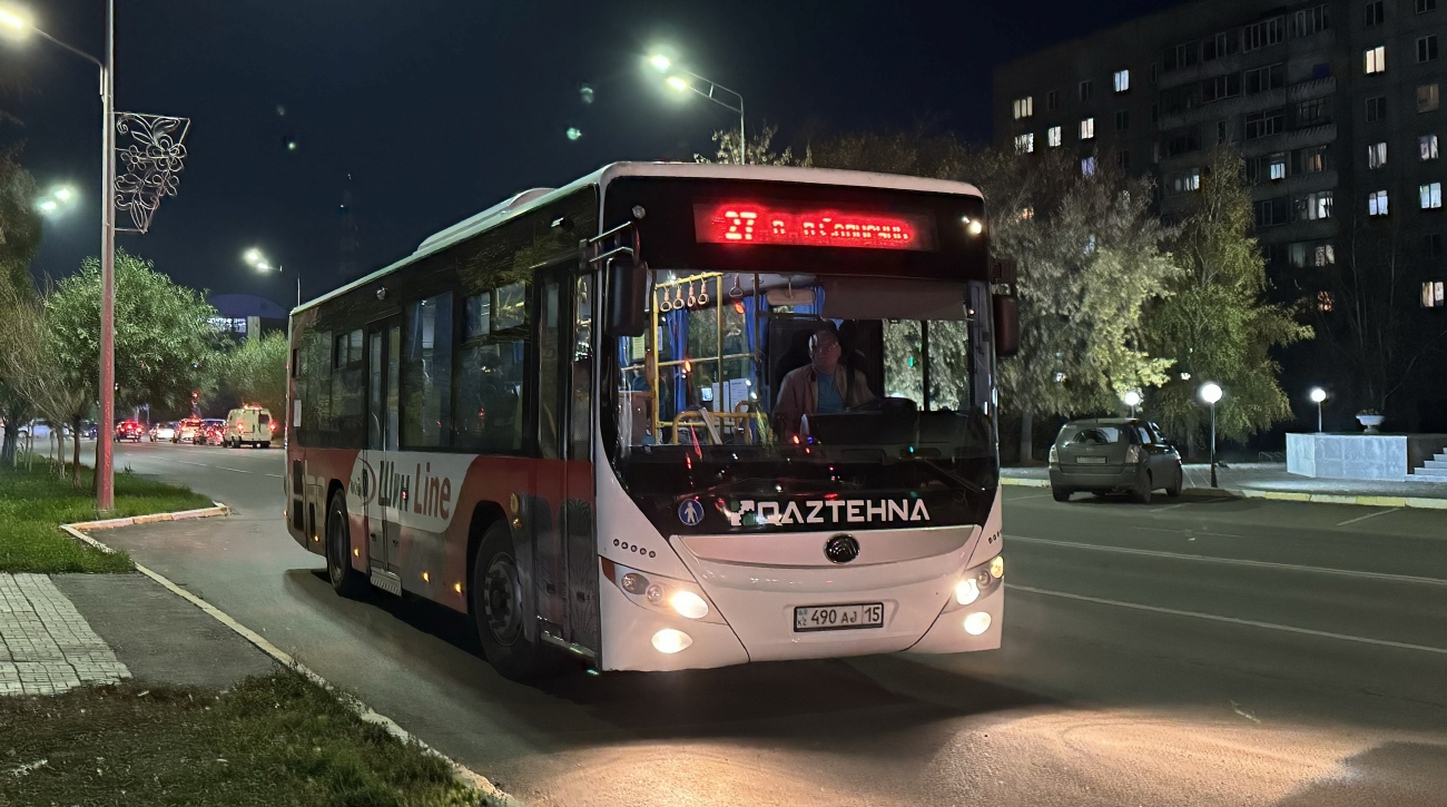 Северо-Казахстанская область, Yutong ZK6108HGH (QazTehna) № 490 AJ 15