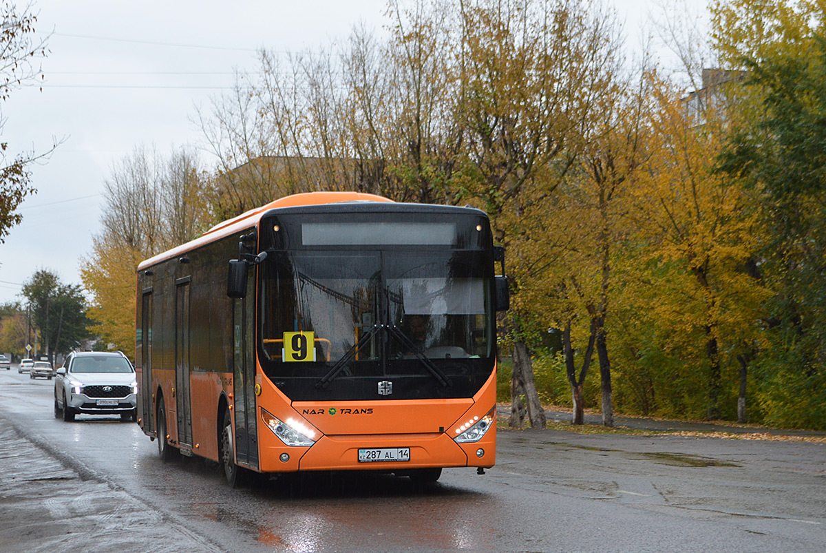 Павлодарская область, Zhong Tong LCK6125HGAN (СемАЗ) № Z2-1005