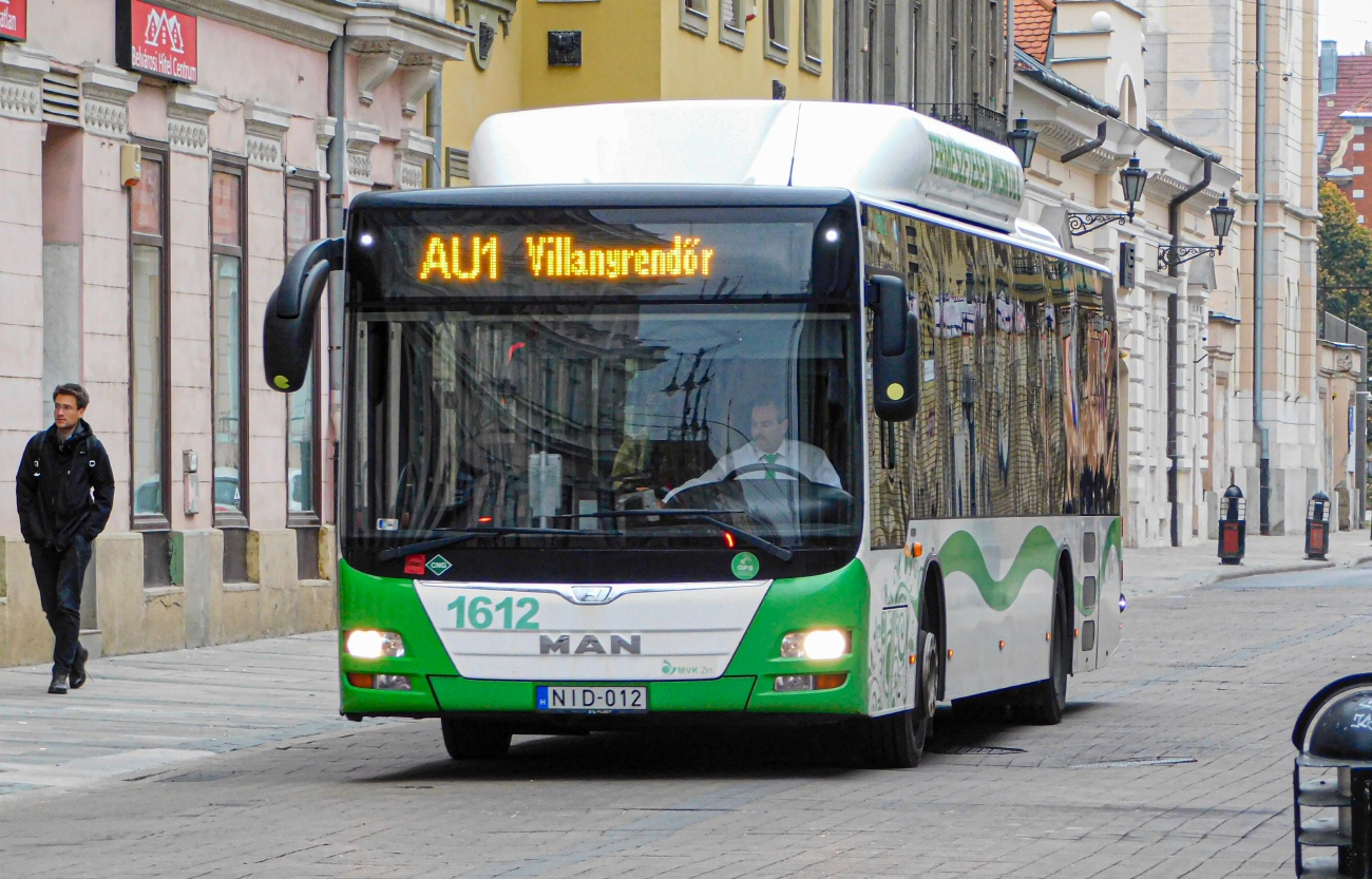 Венгрия, MAN A21 Lion's City NL273 CNG № 1612