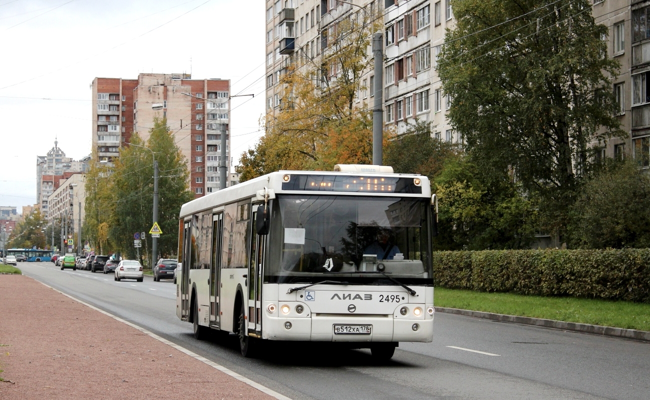 Санкт-Петербург, ЛиАЗ-5292.60 № 2495