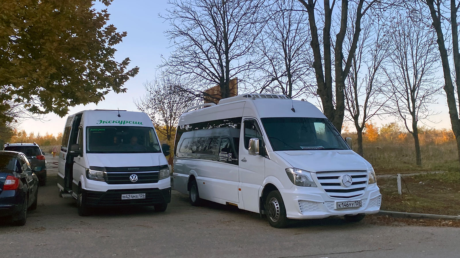 Ставропольский край, Луидор-22360C (MB Sprinter) № К 146 УУ 126; Ставропольский край, Volkswagen Crafter II № М 424 МА 126
