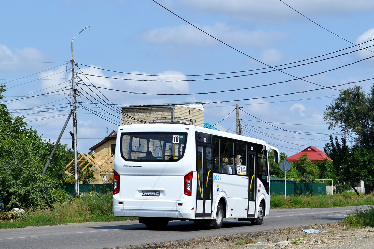 Stavropol region, PAZ-320436-04 "Vector Next" Nr. К 750 ЕХ 126