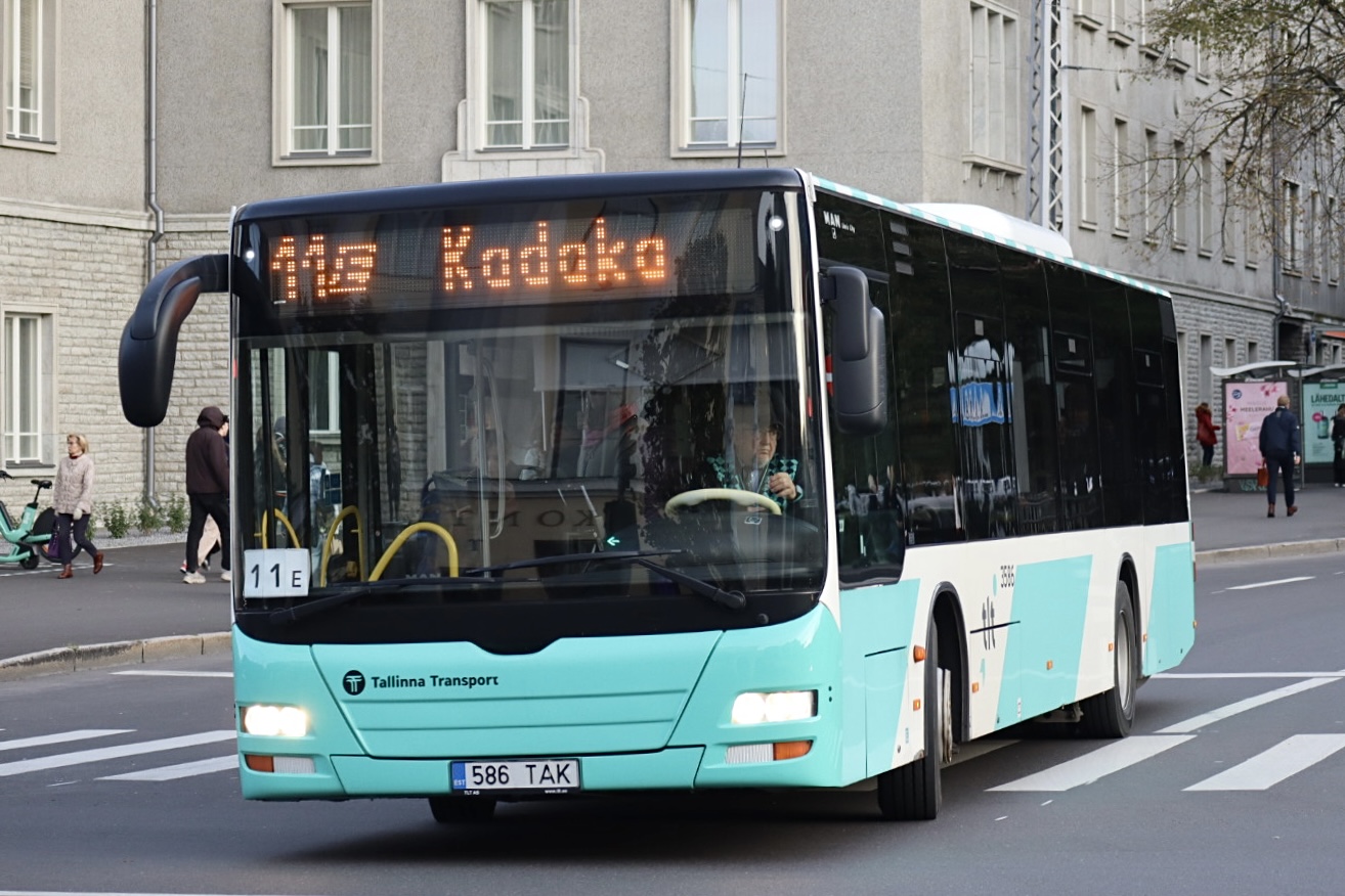 Эстония, MAN A21 Lion's City NL283 № 3586