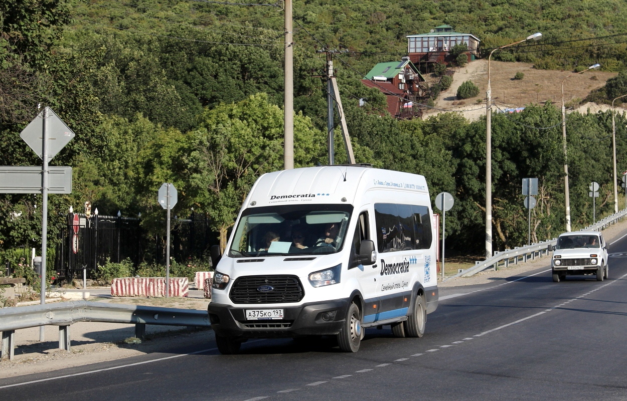 Краснодарский край, Ford Transit FBD [RUS] (X2F.ESG.) № А 375 КО 193