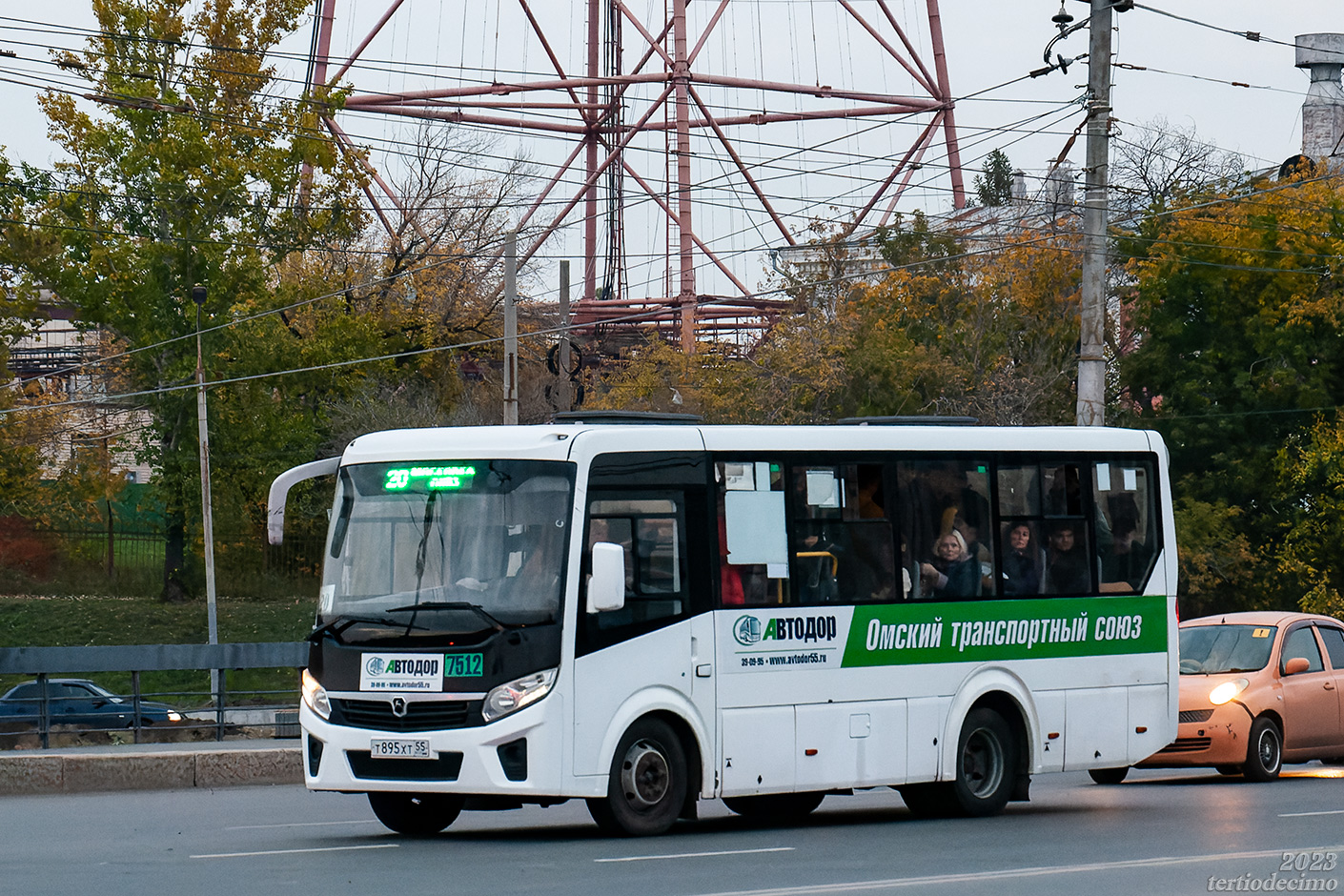 Омская область, ПАЗ-320405-04 "Vector Next" № 7512