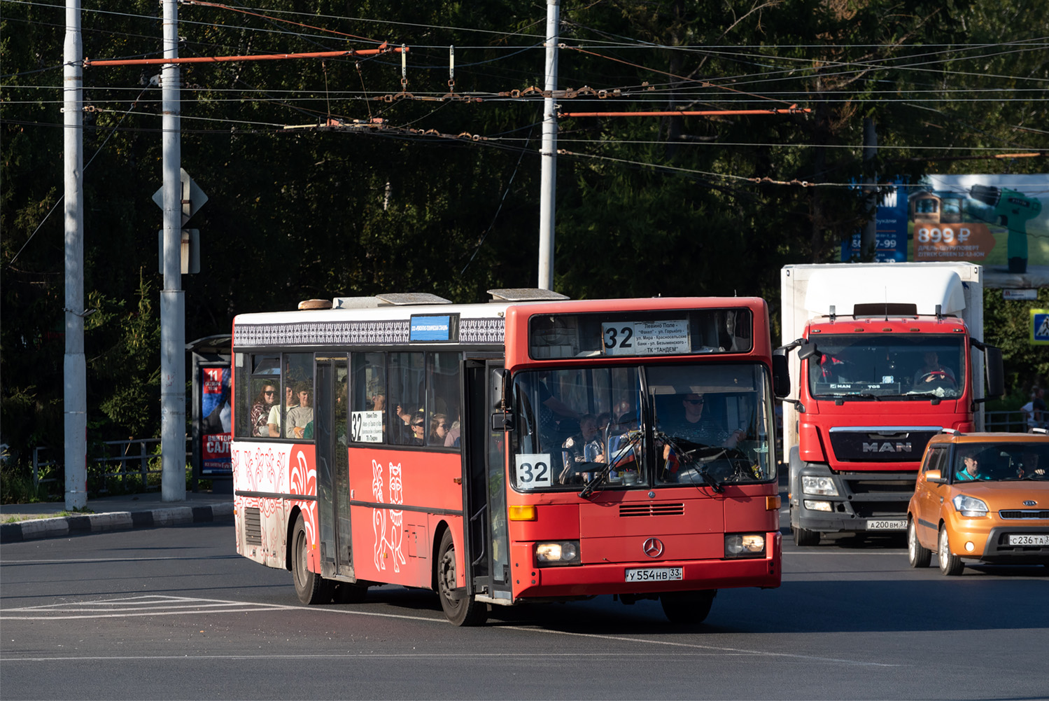Владимирская область, Mercedes-Benz O405 № У 554 НВ 33