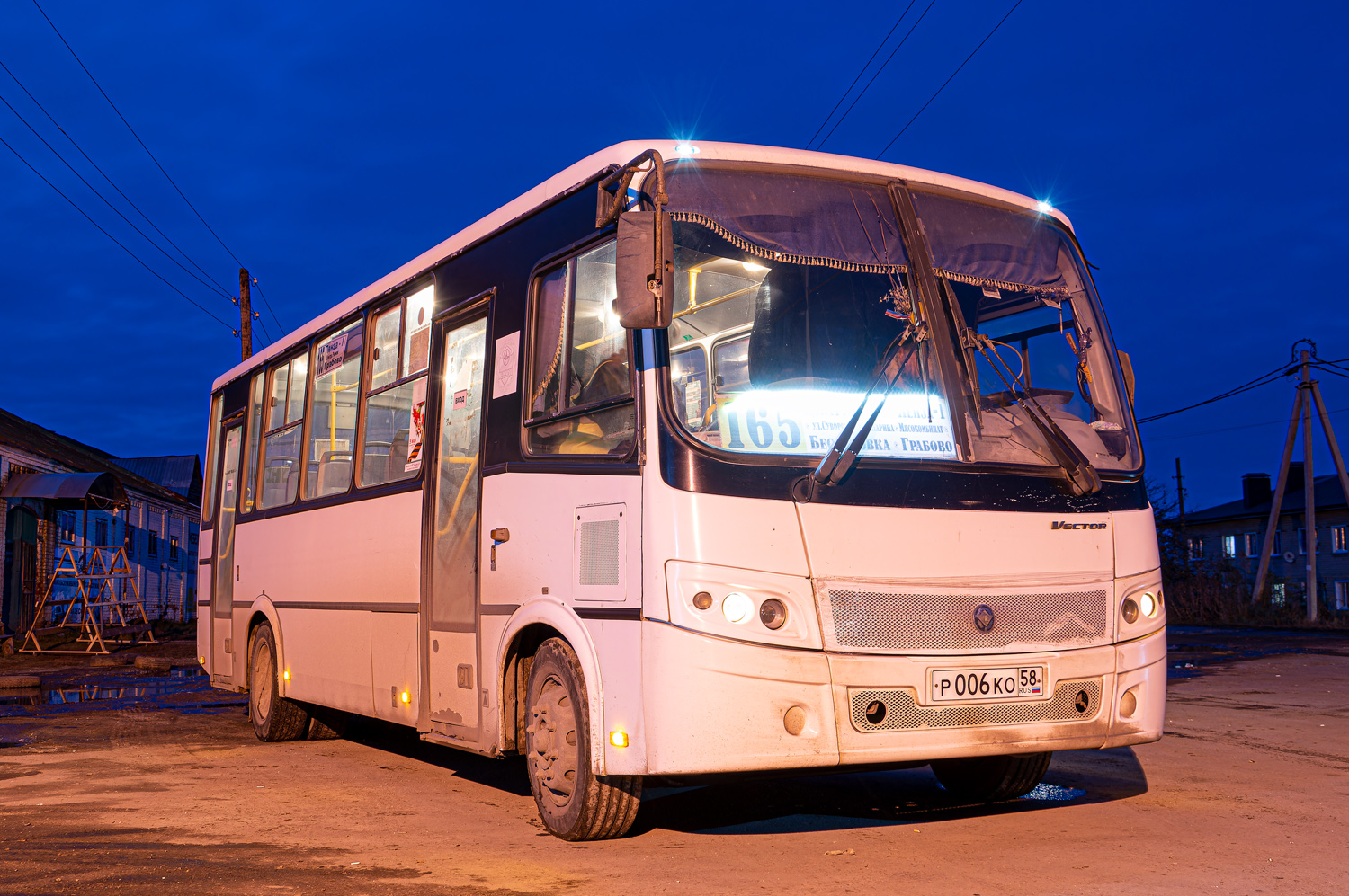 Пензенская область, ПАЗ-320412-04 "Вектор" № Р 006 КО 58