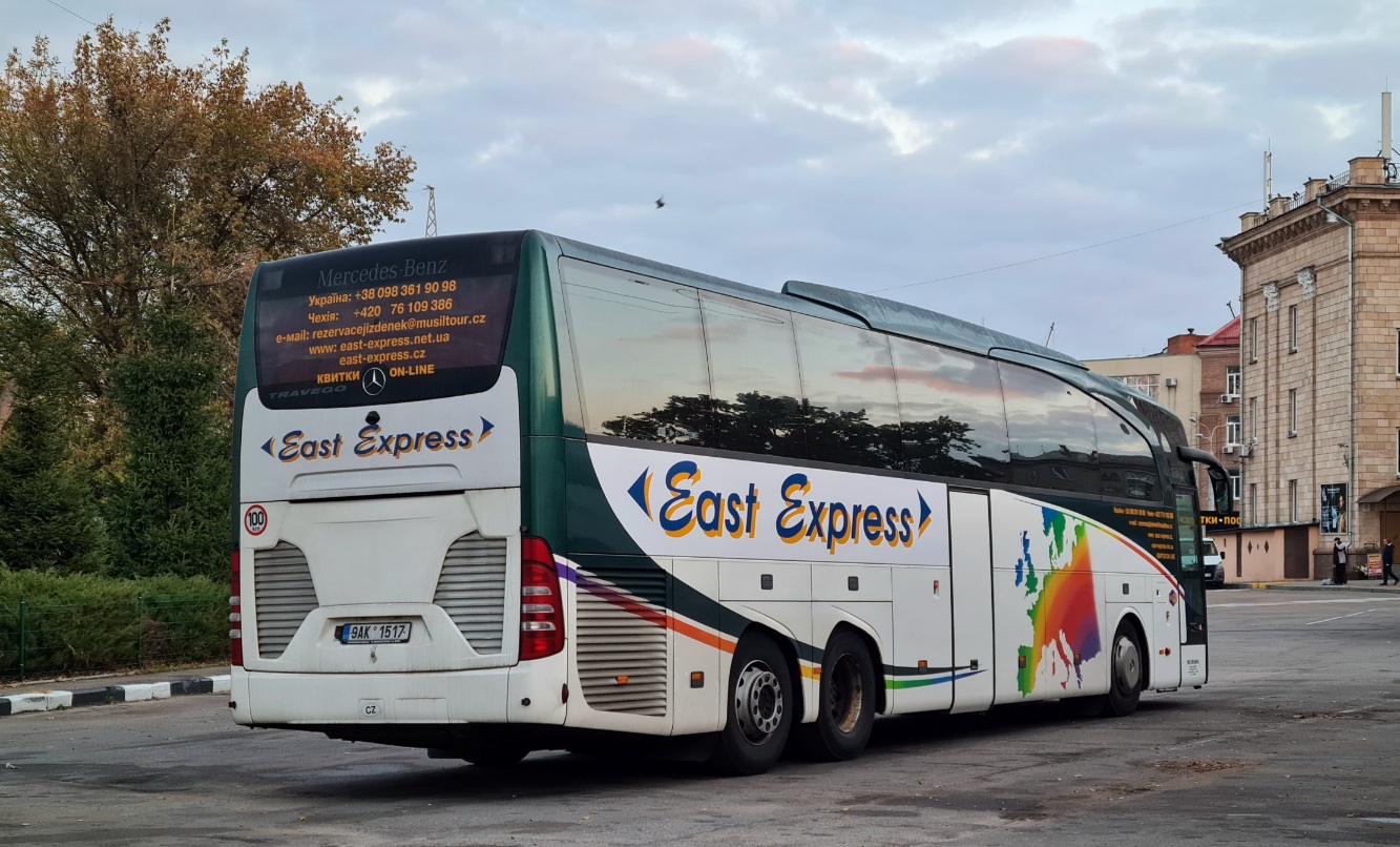 Чехия, Mercedes-Benz Travego II M Edition 1 16RHD № 9AK 1517