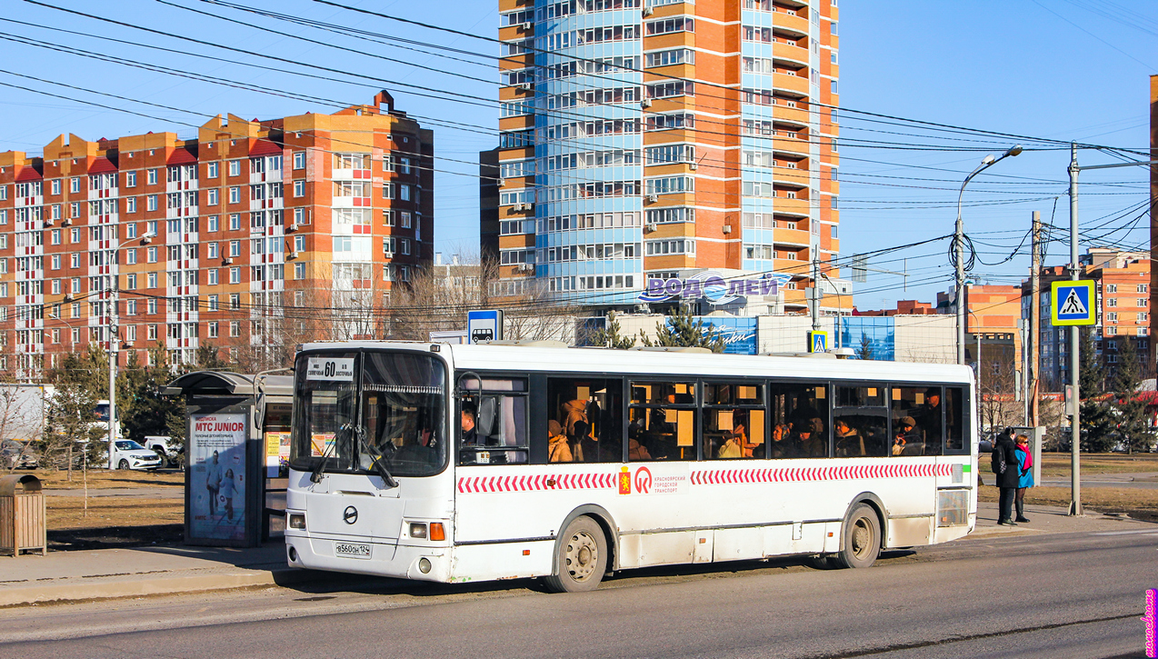 Красноярский край, ЛиАЗ-5256.53 № В 560 ОН 124