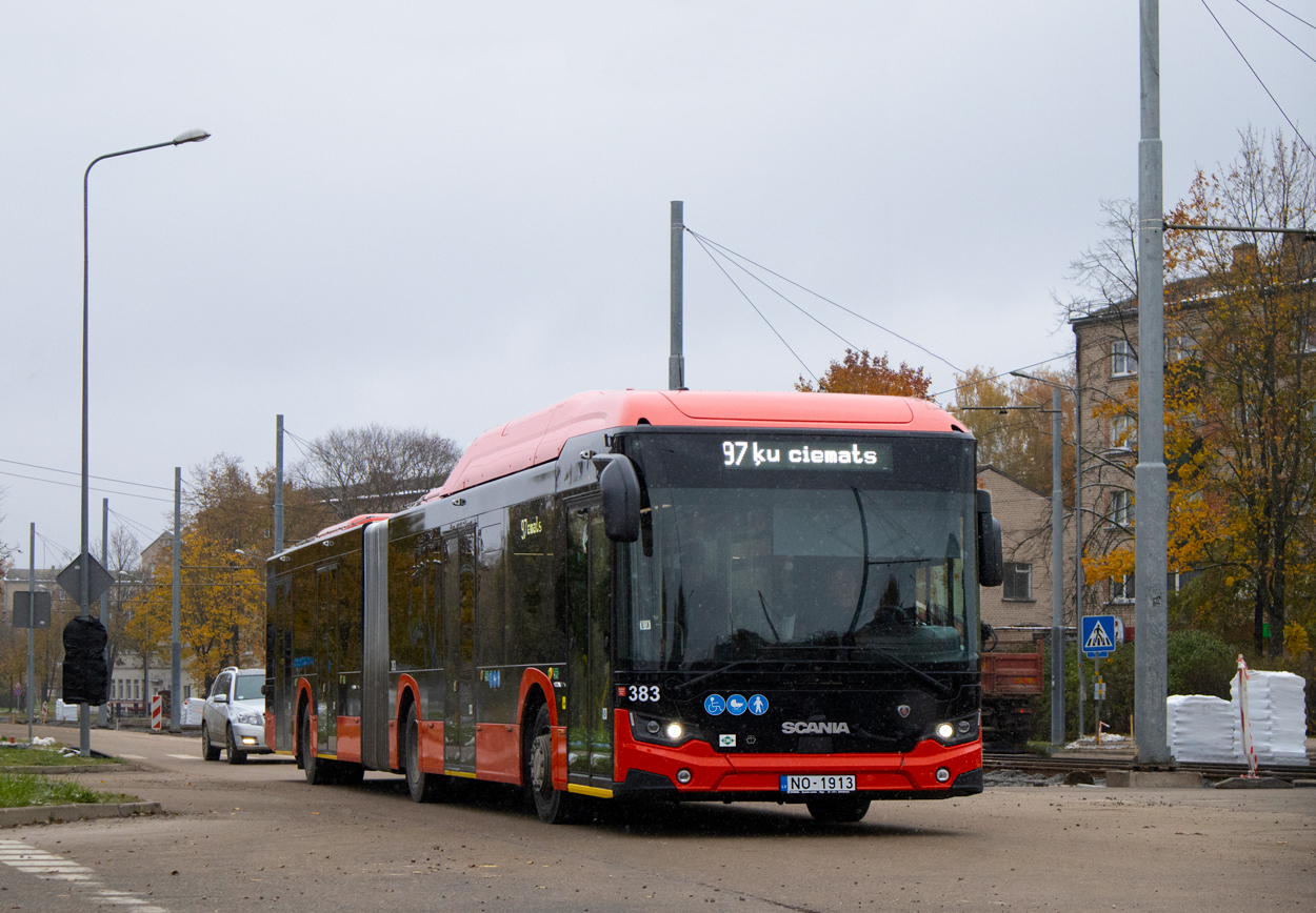 Латвия, Scania Citywide LFA II 17.9 № 383