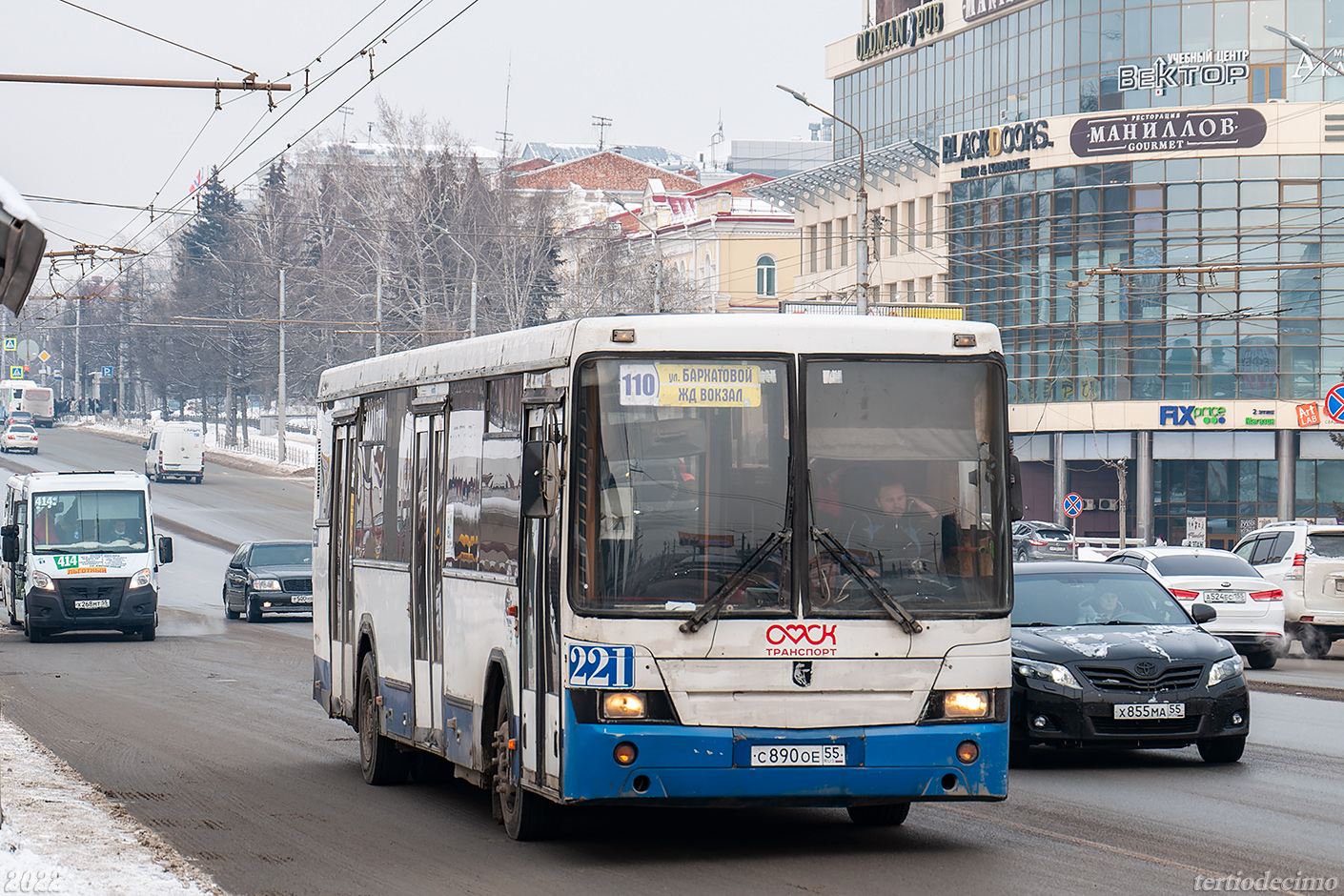 Омская область, НефАЗ-5299-20-15 № 221 Омская область, НефАЗ-5299-20-15 № 221
