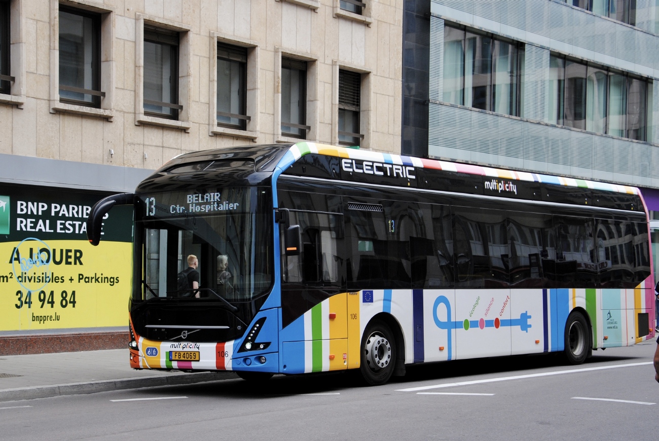 Люксембург, Volvo 7900E № 106