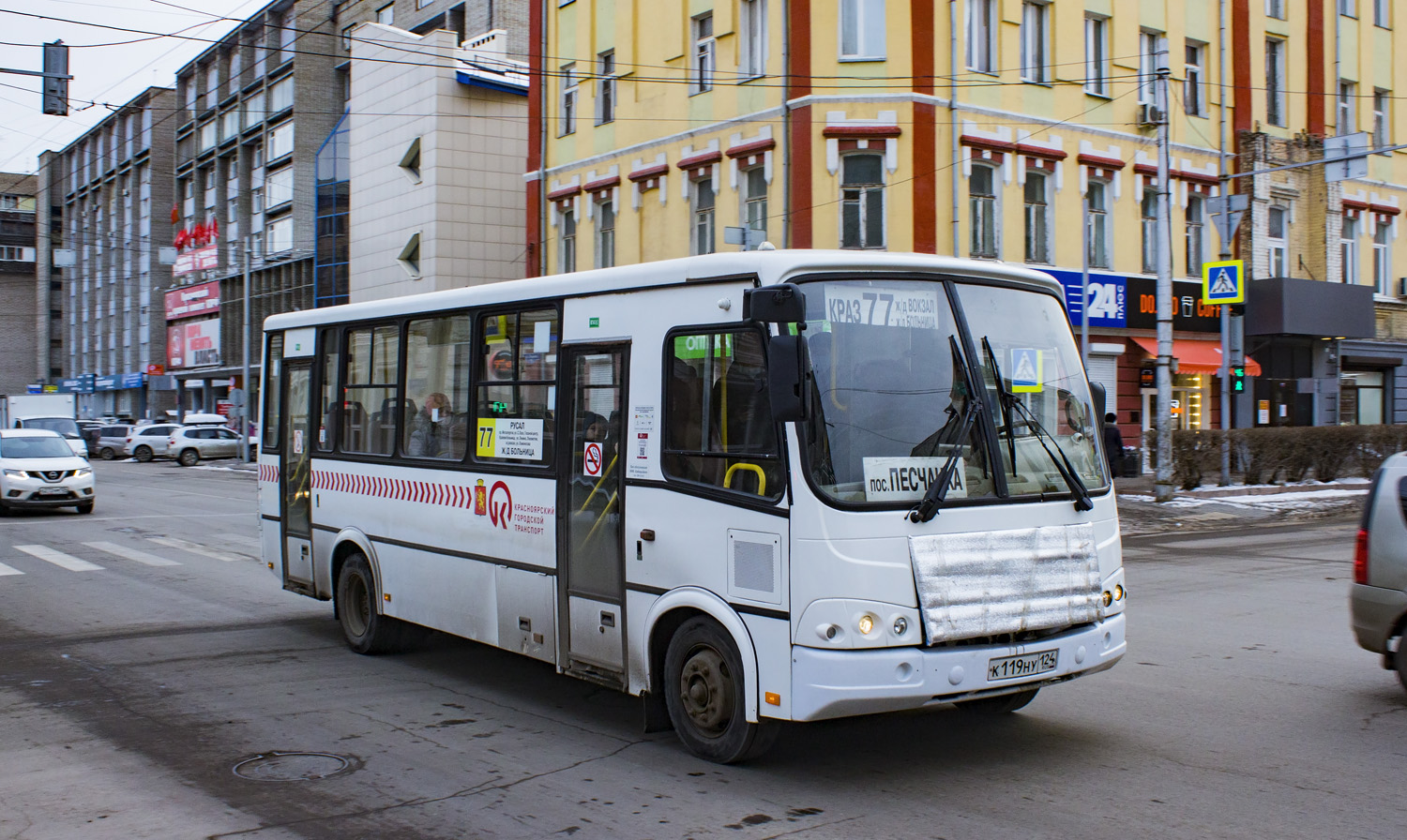 Красноярский край, ПАЗ-320412-05 № К 119 НУ 124