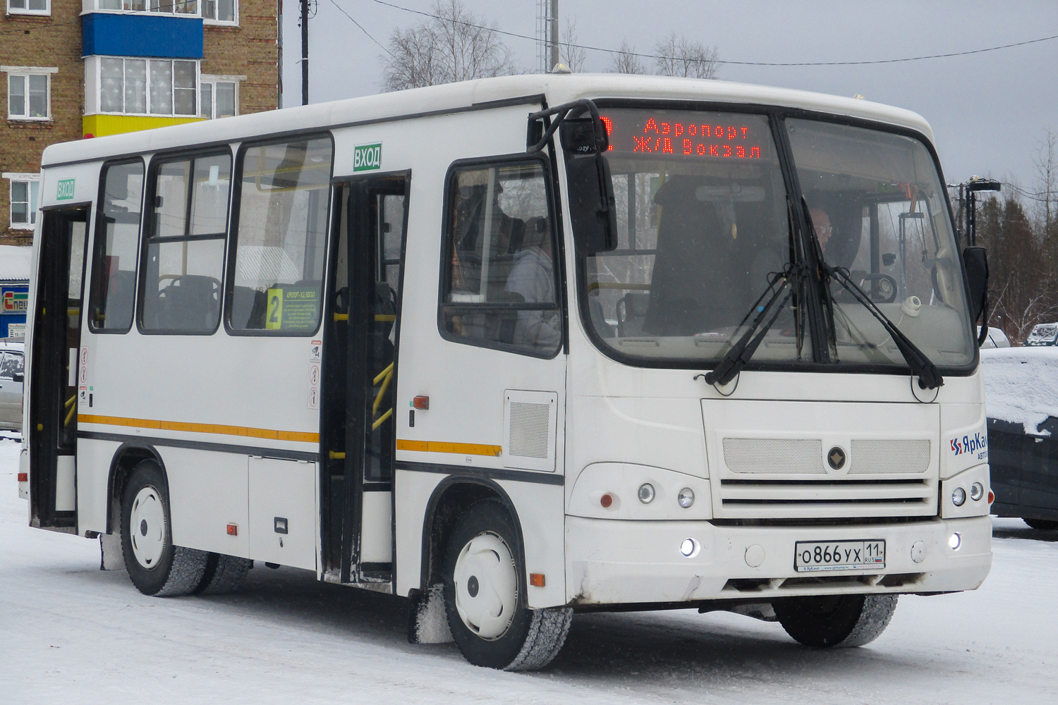 Коми, ПАЗ-320302-08 № О 866 УХ 11