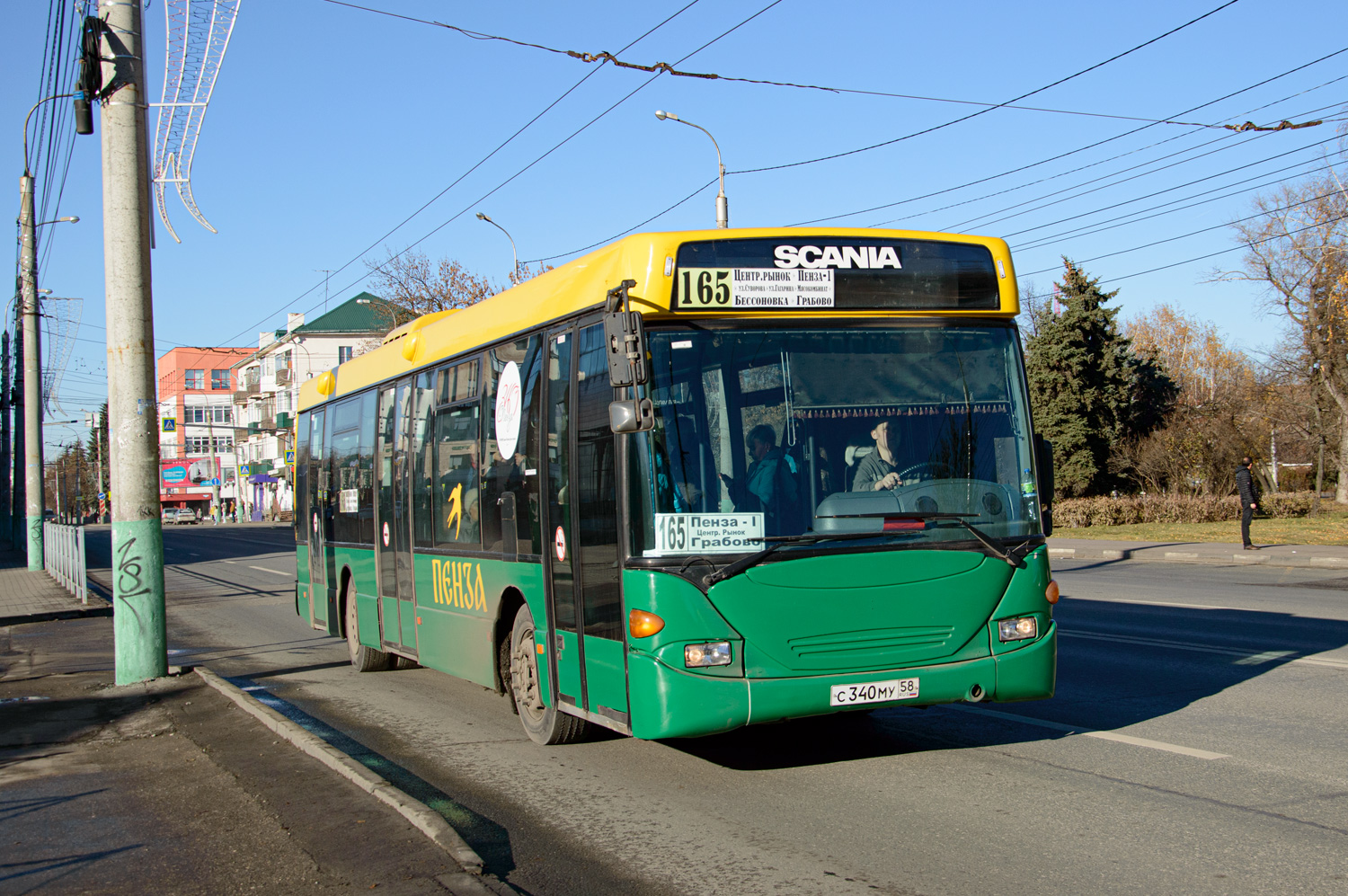 Пензенская область, Scania OmniLink I (Скания-Питер) № С 340 МУ 58