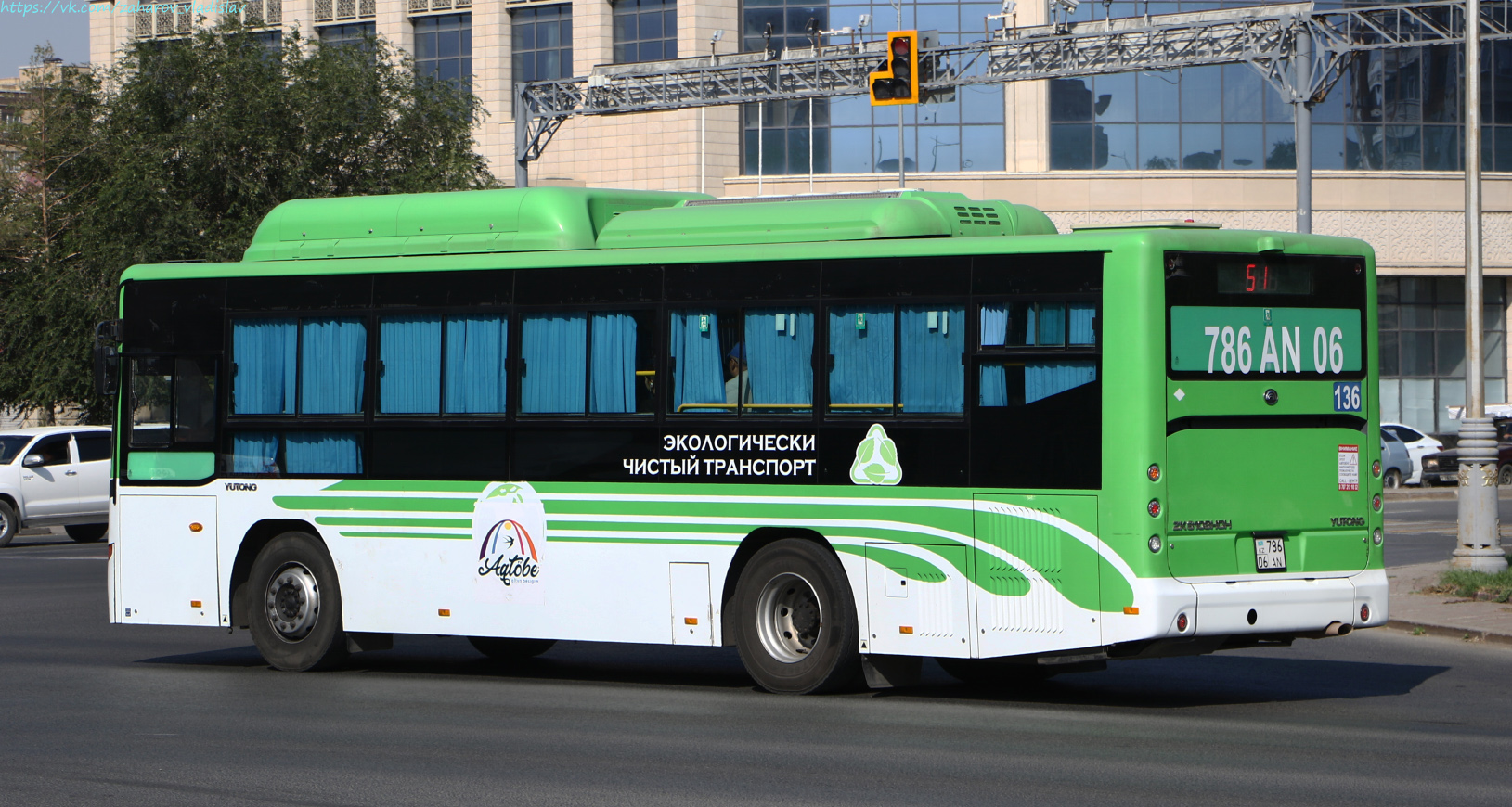 Актюбинская область, Yutong ZK6108HGH (СарыаркаАвтоПром) № 786 AN 06