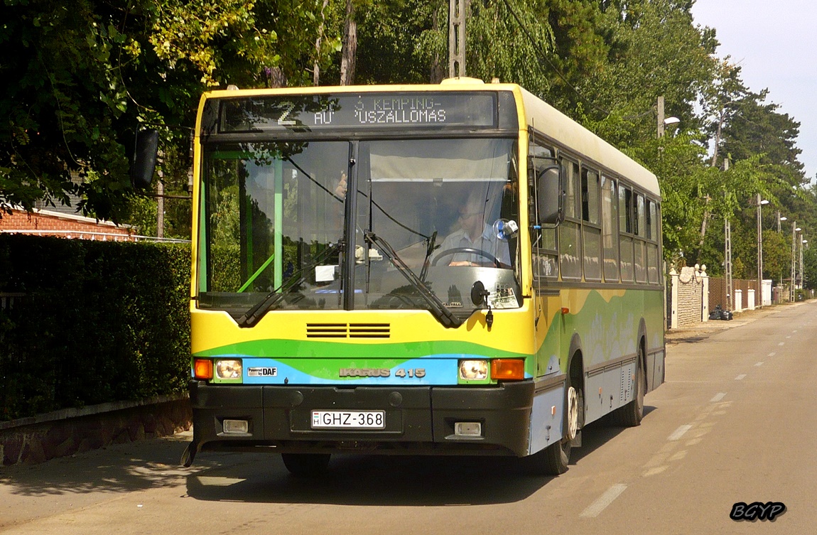Венгрия, Ikarus 415.25D № GHZ-368