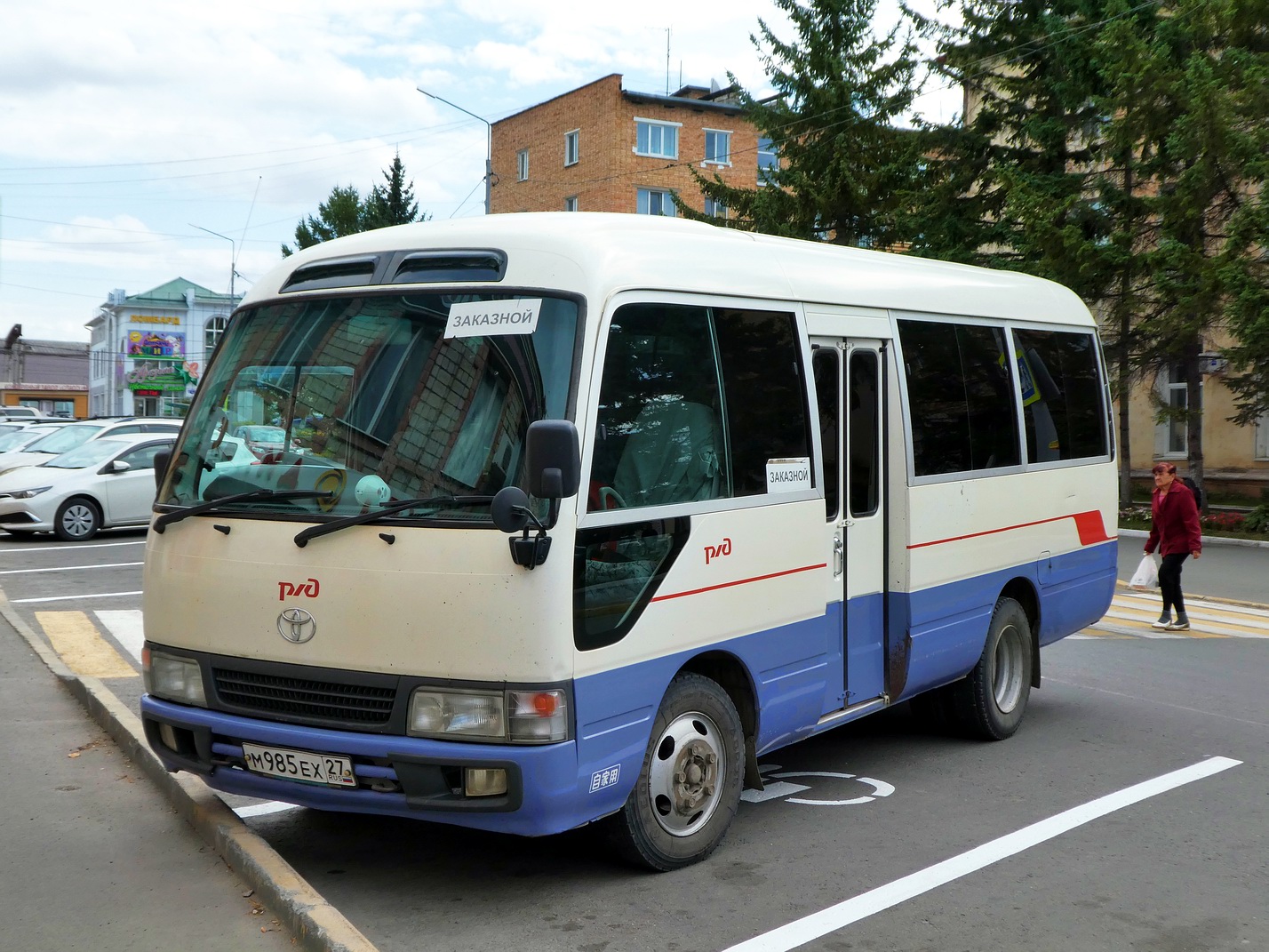 Хабаровский край, Toyota Coaster (III B40/B50) № М 985 ЕХ 27