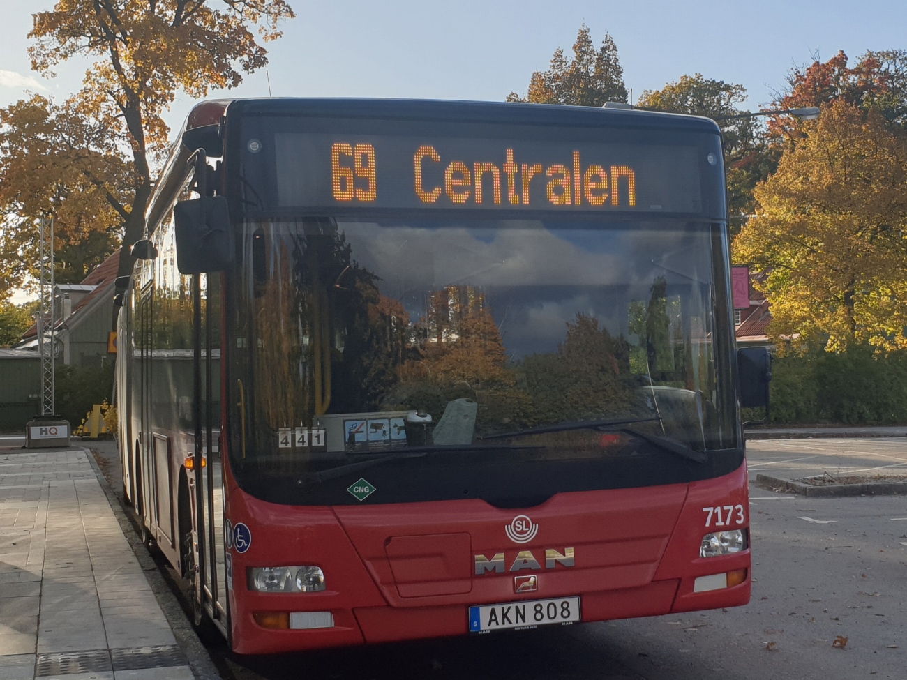 Швеция, MAN A23 Lion's City G NG313 CNG № 7173