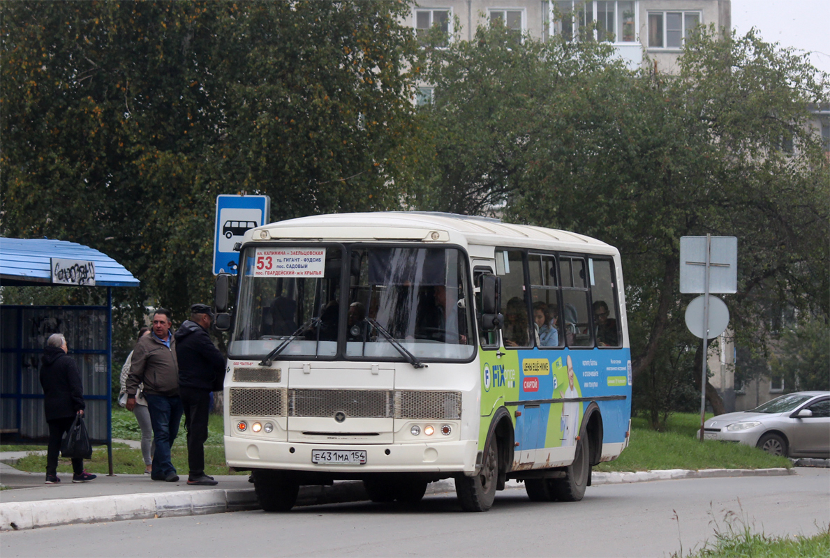 Новосибирская область, ПАЗ-32054 № Е 431 МА 154