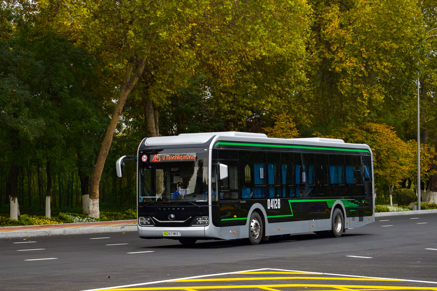 Узбекистан, Yutong ZK6126BEVG № 04128