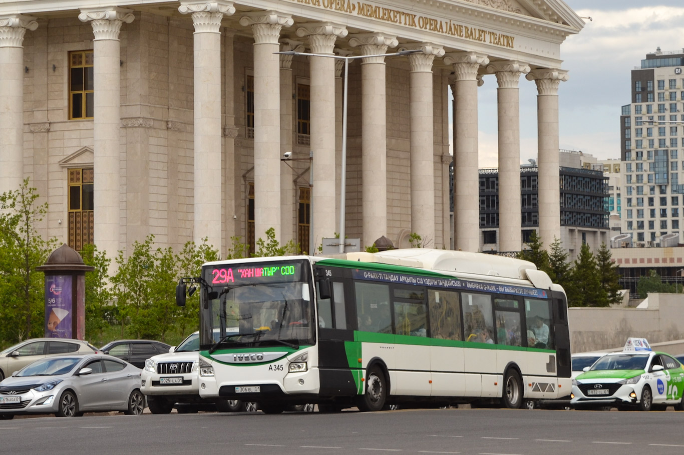 Astana, IVECO Urbanway 12M Hybrid (SaryarkaAvtoProm) # A345