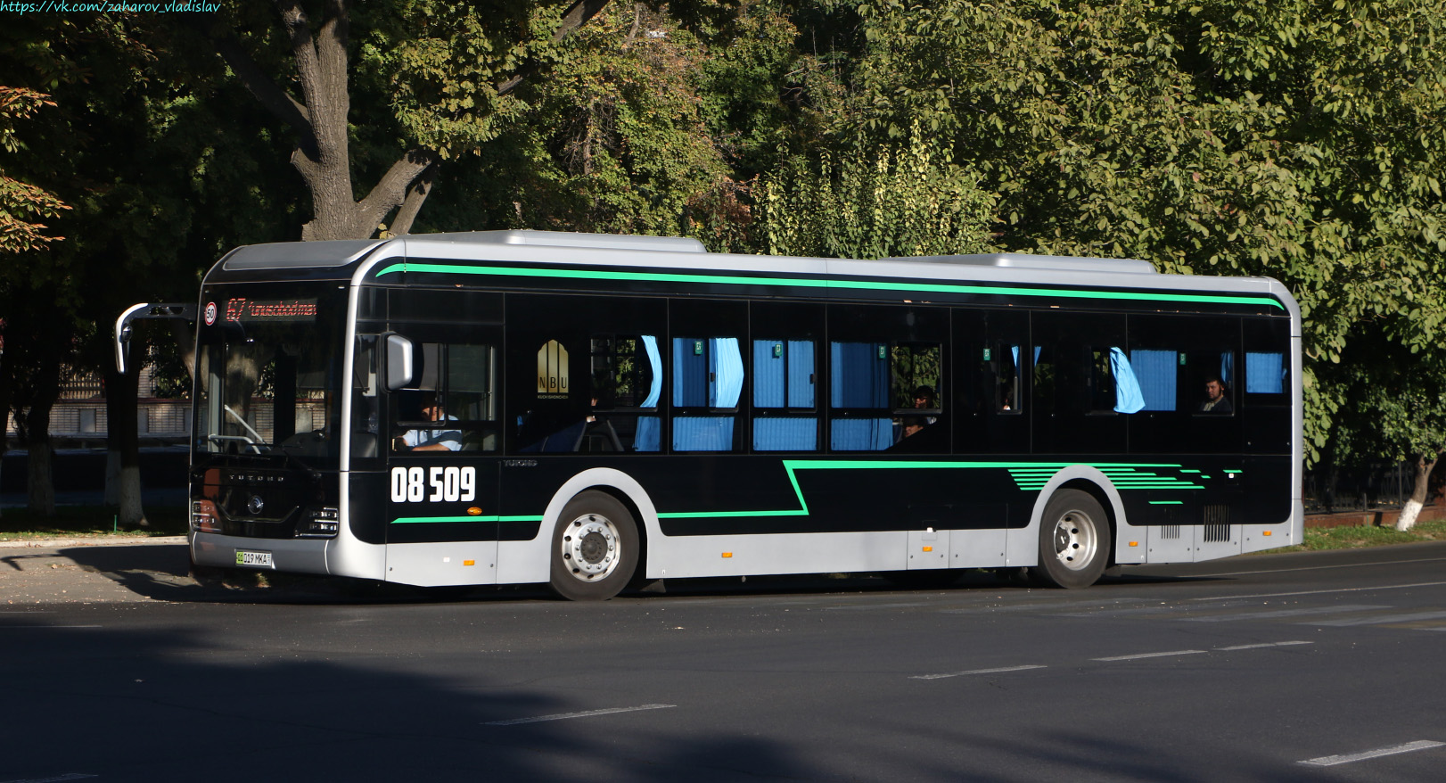 Узбекистан, Yutong ZK6126BEVG № 08509