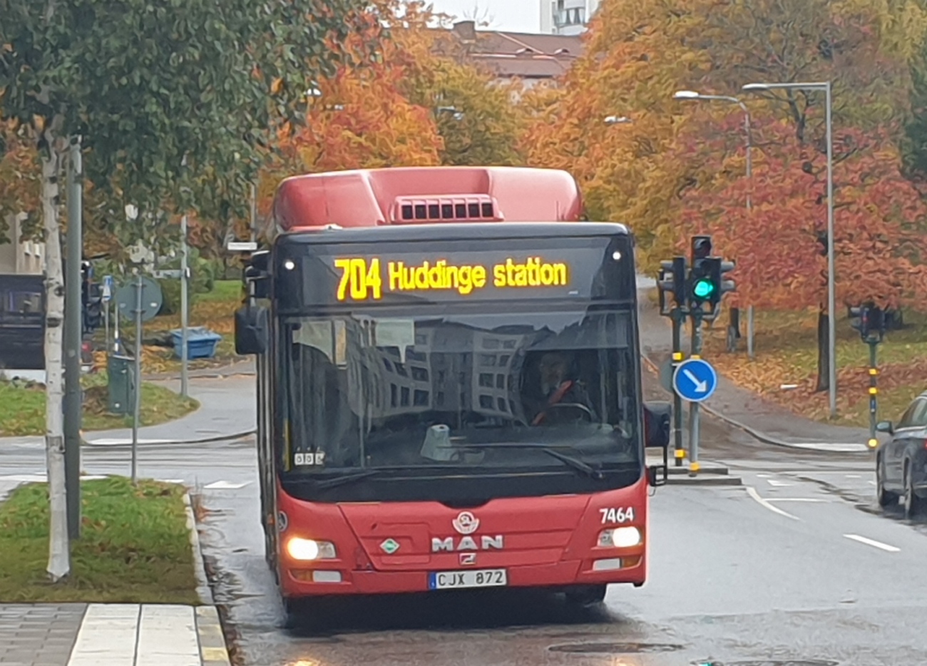 Швеция, MAN A21 Lion's City NL313 CNG № 7464