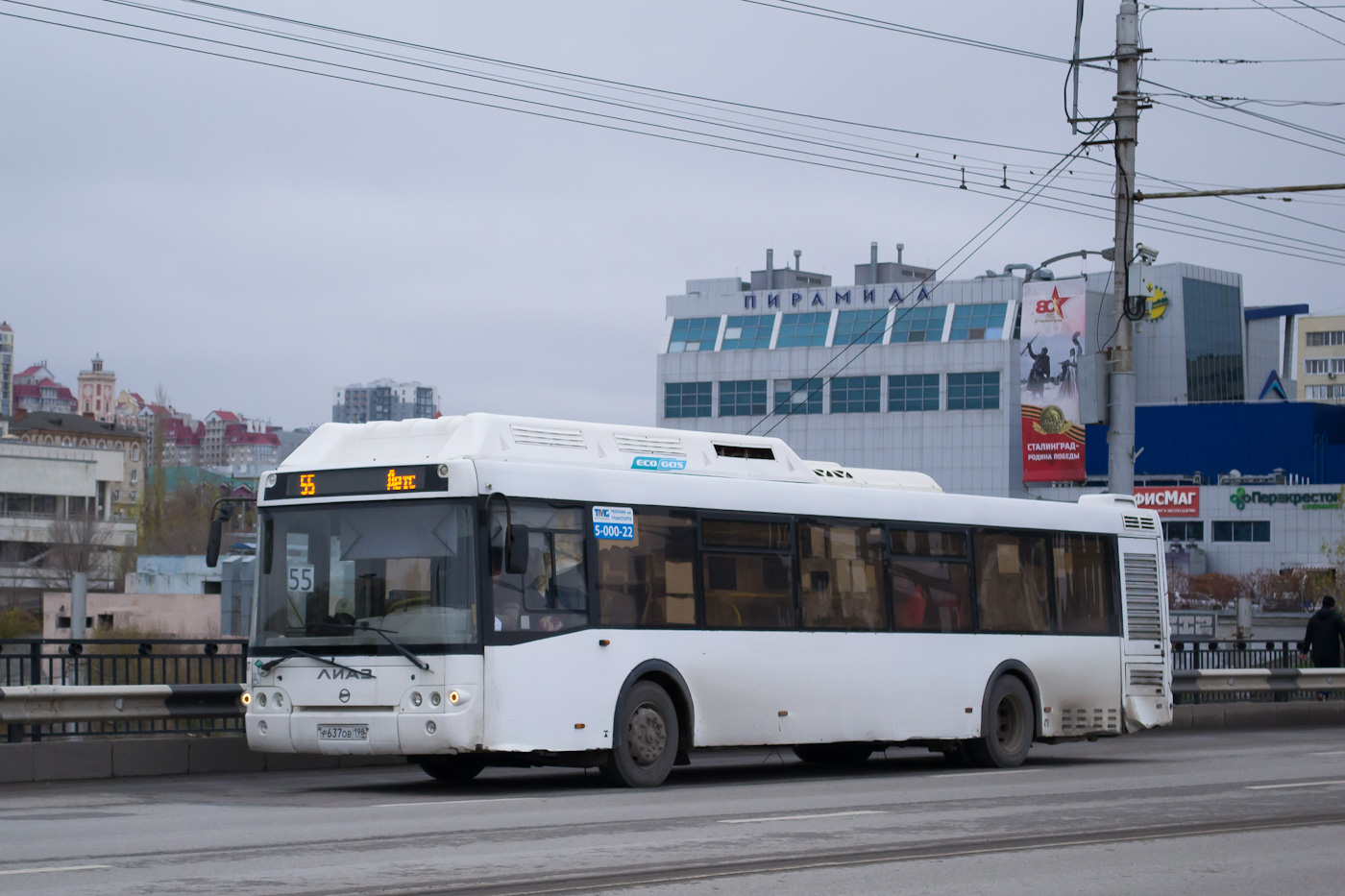 Волгоградская область, ЛиАЗ-5292.67 (CNG) № 4187