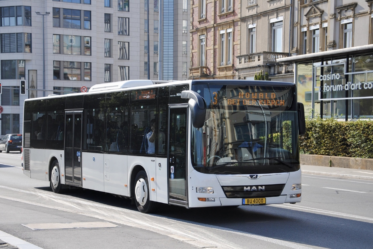 Люксембург, MAN A20 Lion's City Ü NÜ323 № BU 4000