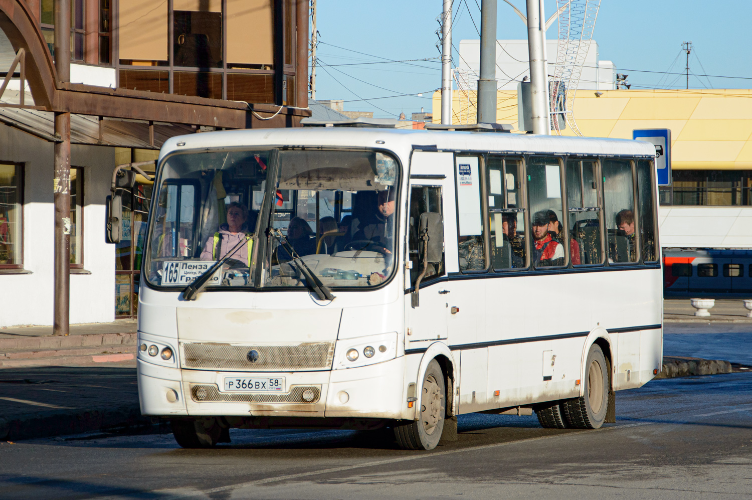 Пензенская область, ПАЗ-320412-04 "Вектор" № Р 366 ВХ 58