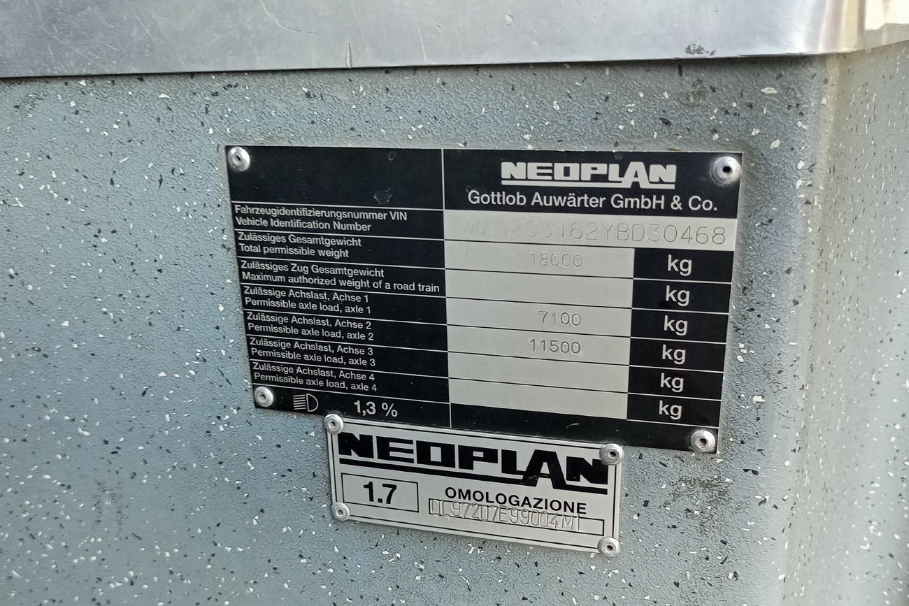 Кыргызстан, Neoplan N316SHD Transliner № 09 485 AAR