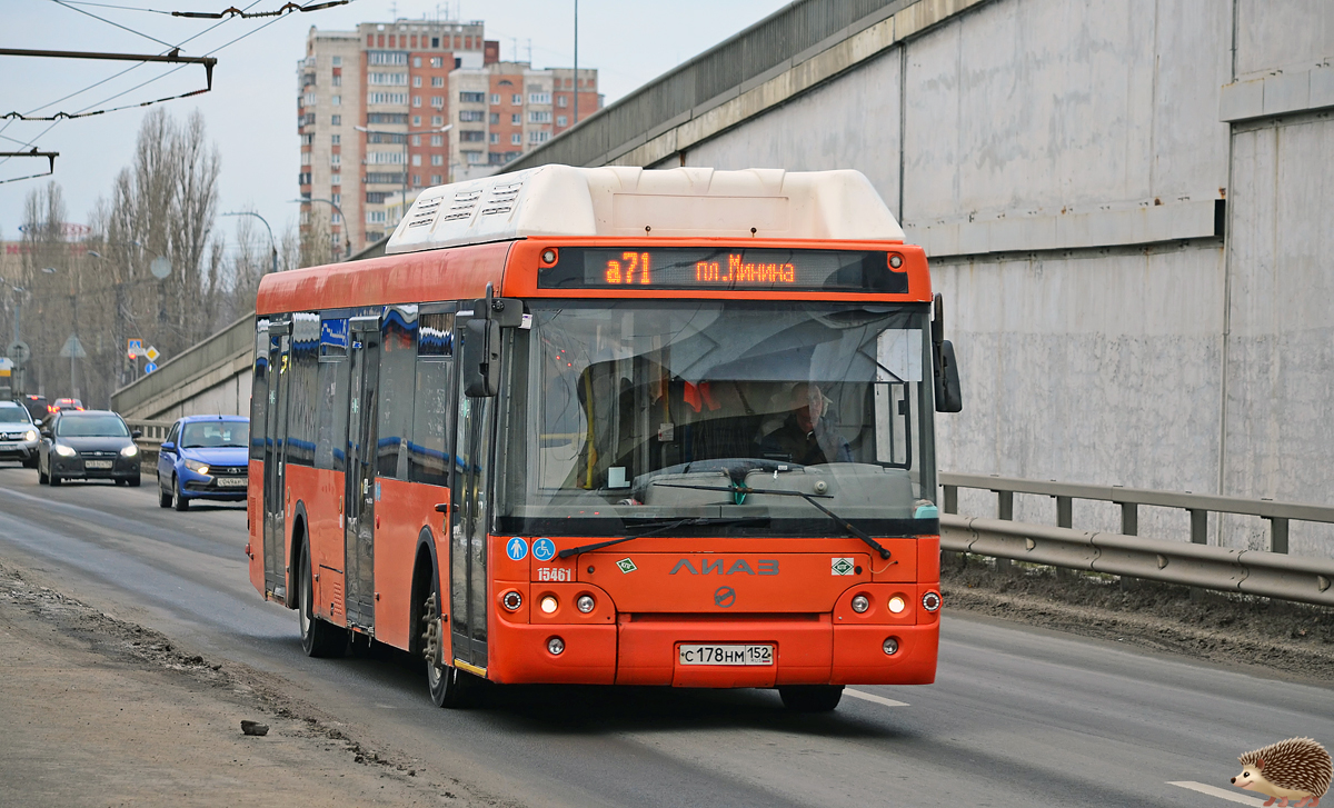 Нижегородская область, ЛиАЗ-5292.67 (CNG) № 15461