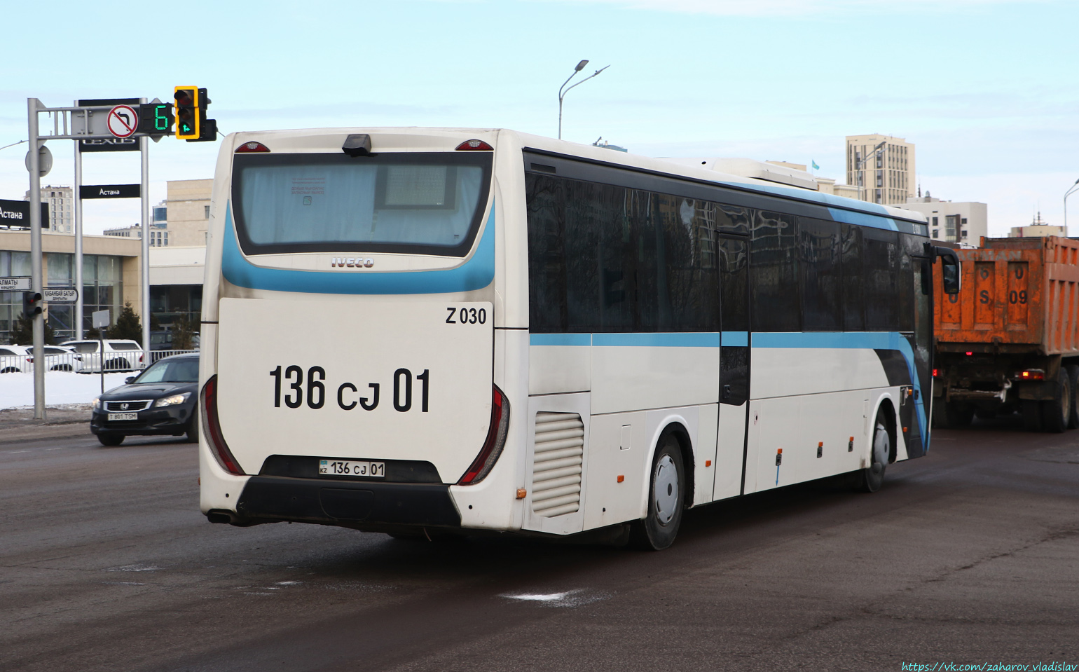 Астана, IVECO Crossway LINE 13M (СарыаркаАвтоПром) № Z030