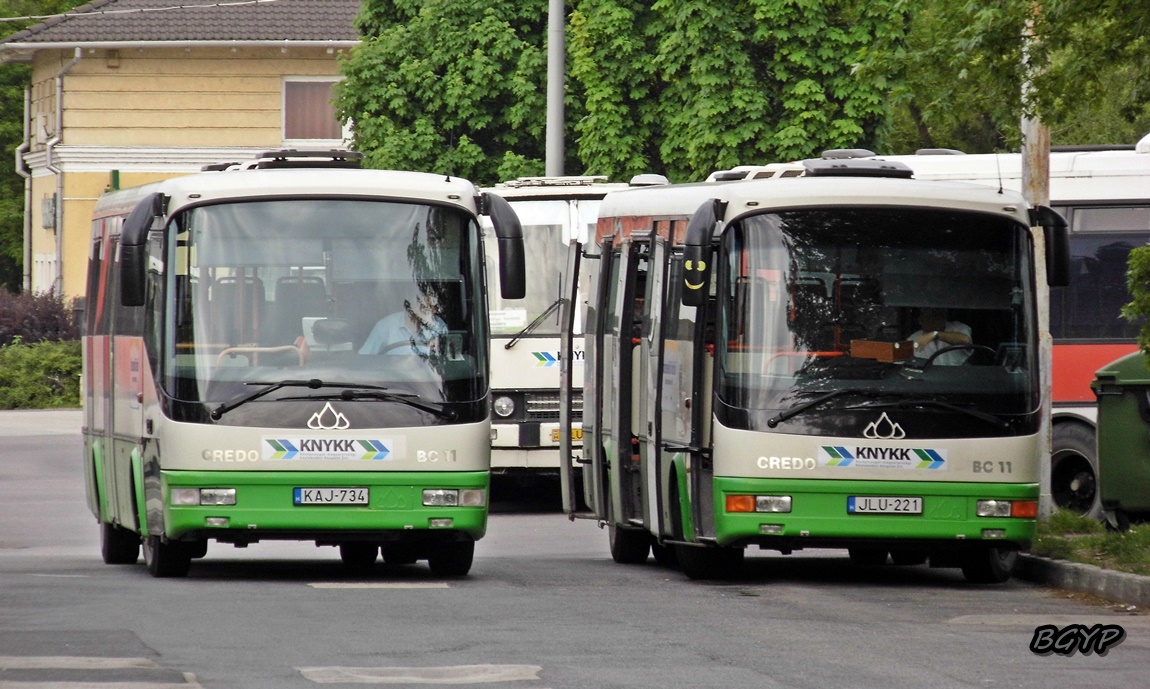 Венгрия, Kravtex Credo BC 11 № KAJ-734; Венгрия, Kravtex Credo BC 11 № JLU-221