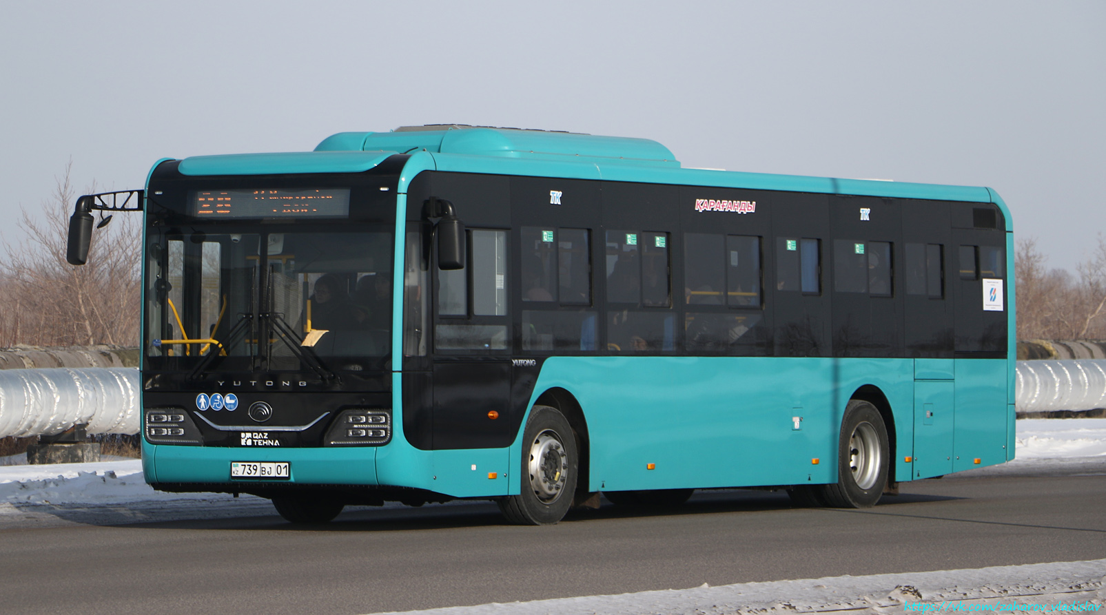 Карагандинская область, Yutong ZK6116HG (QazTehna) № 739 BJ 01