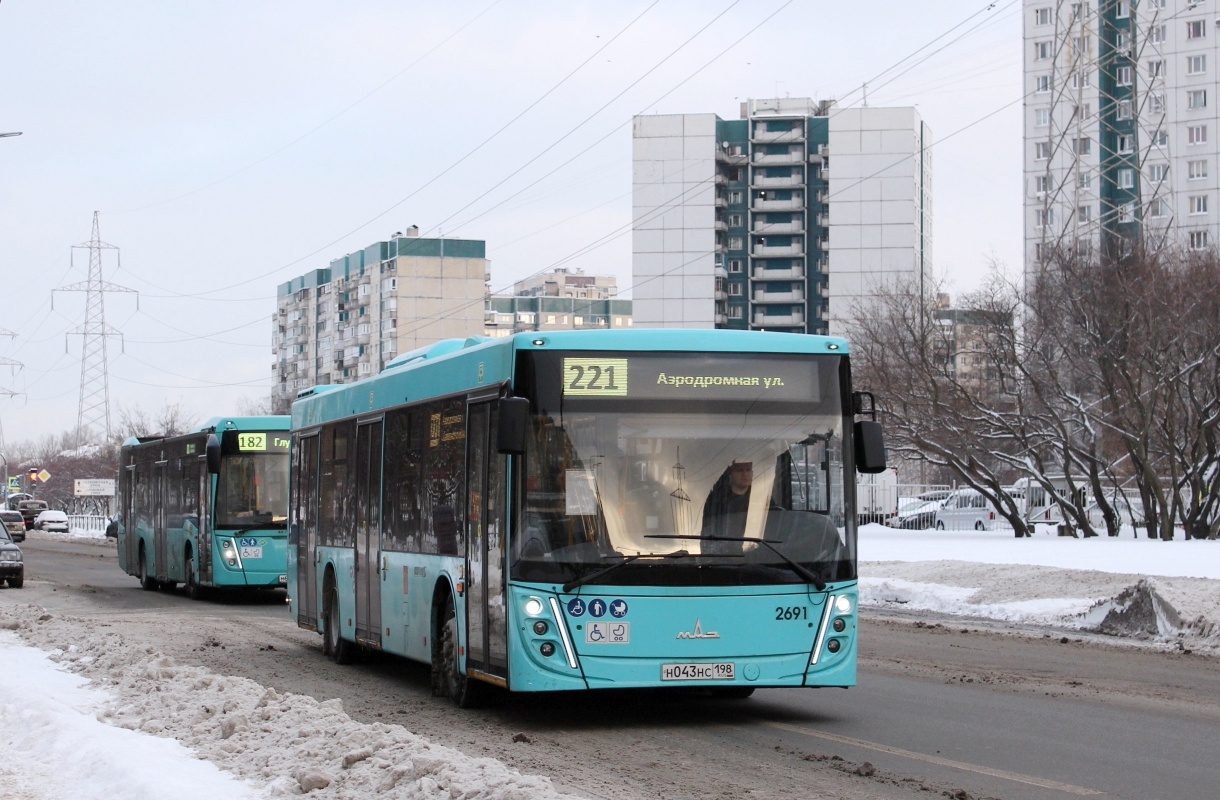Санкт-Петербург, МАЗ-203.047 № 2691