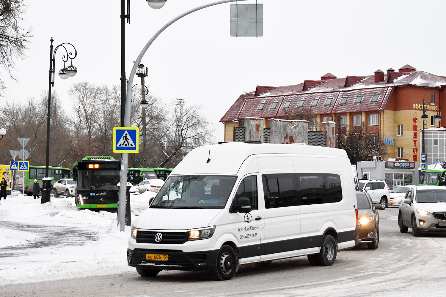 Тюменская область, Луидор-223900 (Volkswagen Crafter) № АС 666 72