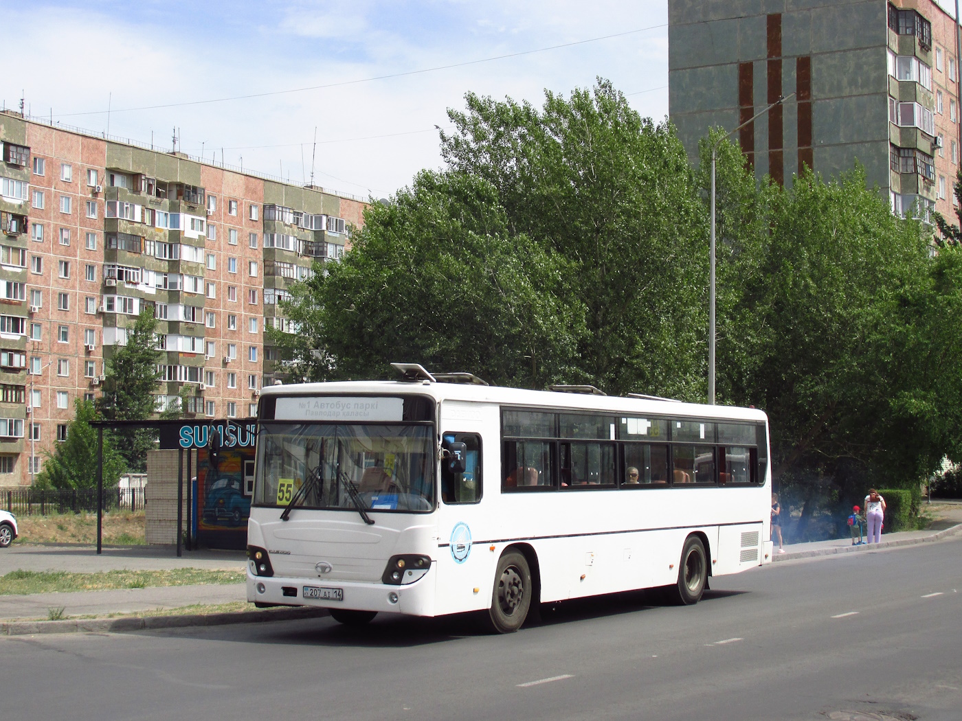 Павлодарская область, Daewoo BS106 (СемАЗ) № 207 AI 14