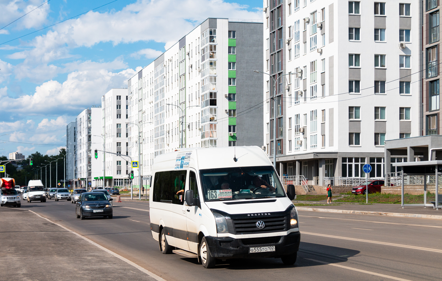 Башкортостан, БТД-2219 (Volkswagen Crafter) № В 555 ТО 102