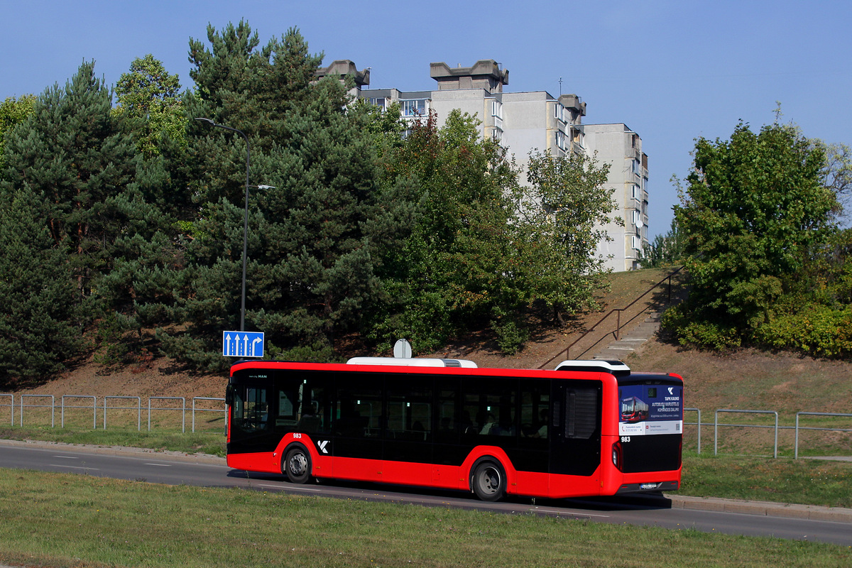 Lithuania, MAN 12C Lion's City 12 NL330 EfficientHybrid # 983