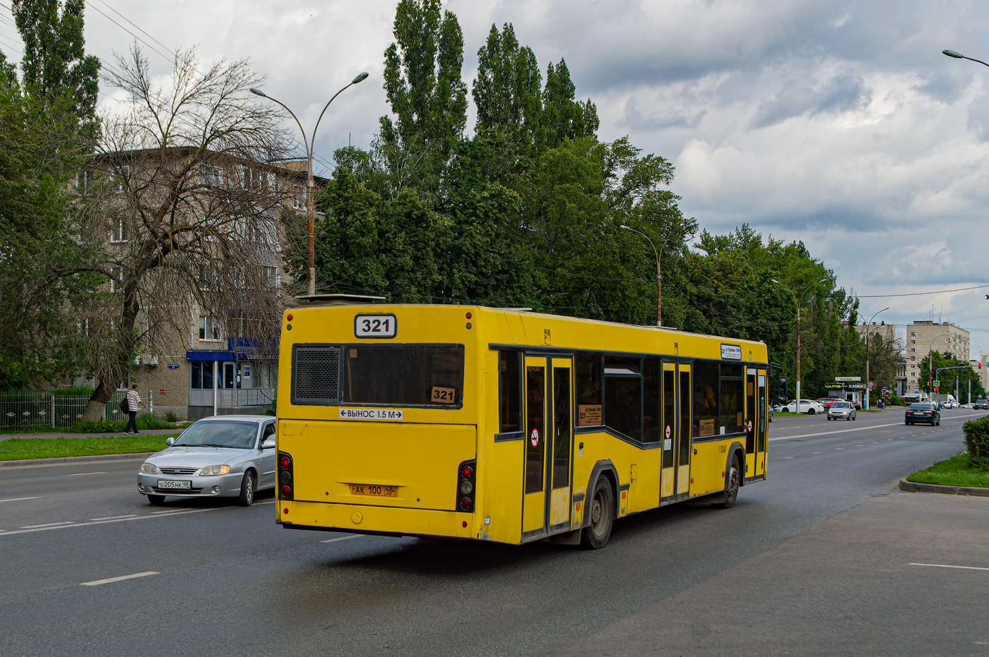 Липецкая область, МАЗ-103.468 № АК 100 48