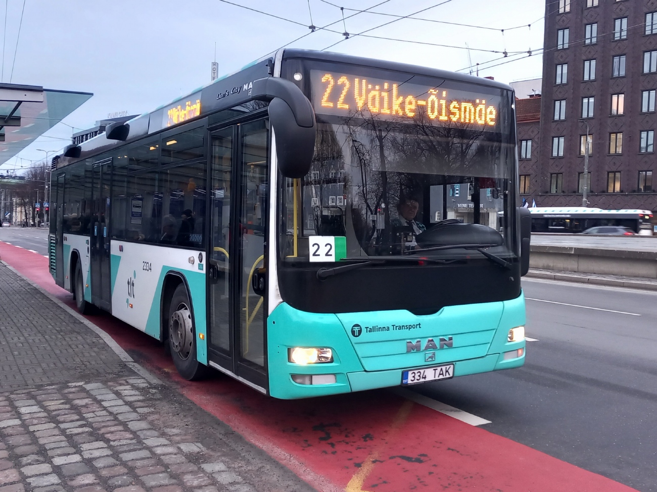 Эстония, MAN A78 Lion's City LE EL293 № 2334 Эстония, MAN A78 Lion's City LE EL293 № 2334