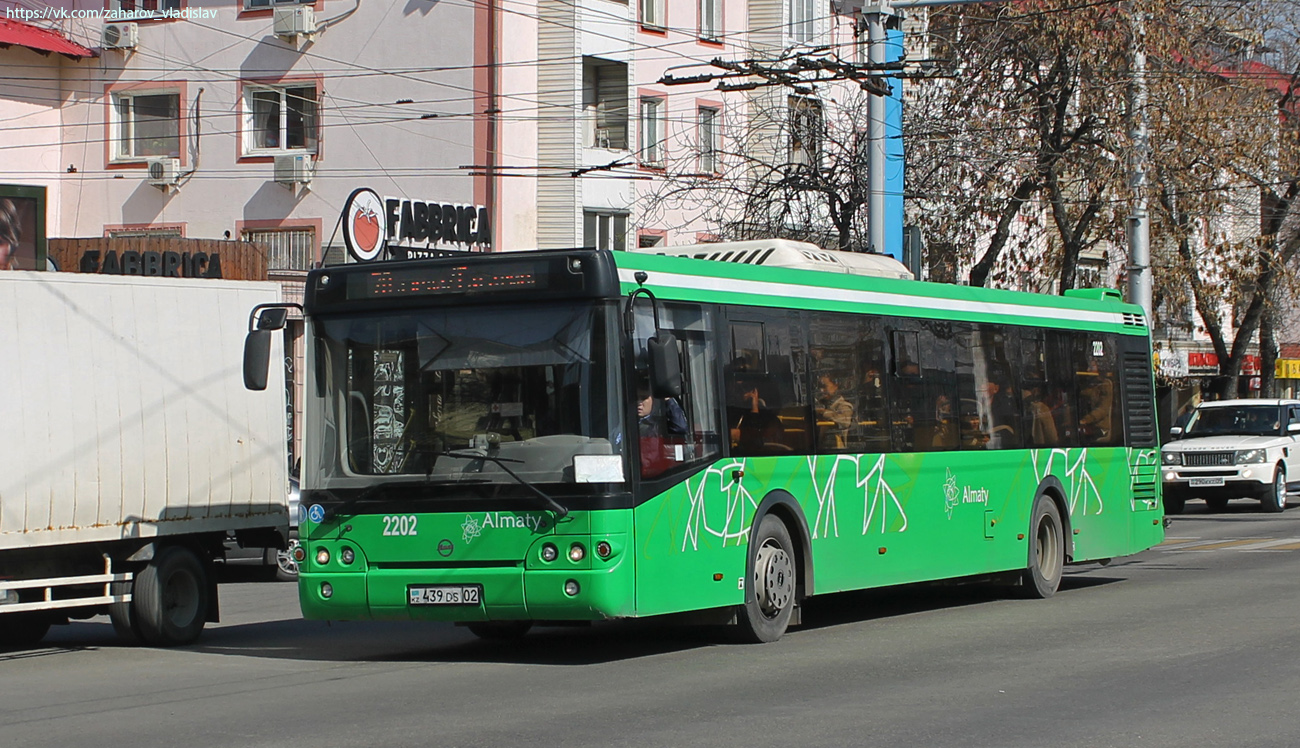 Алматы, ЛиАЗ-5292.65 № 2202