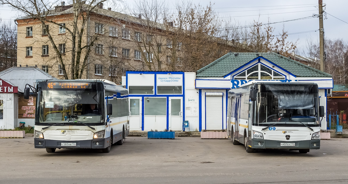 Moscow region, LiAZ-4292.60 (1-2-1) # 108583; Moscow region, LiAZ-4292.60 (1-2-1) # 107451
